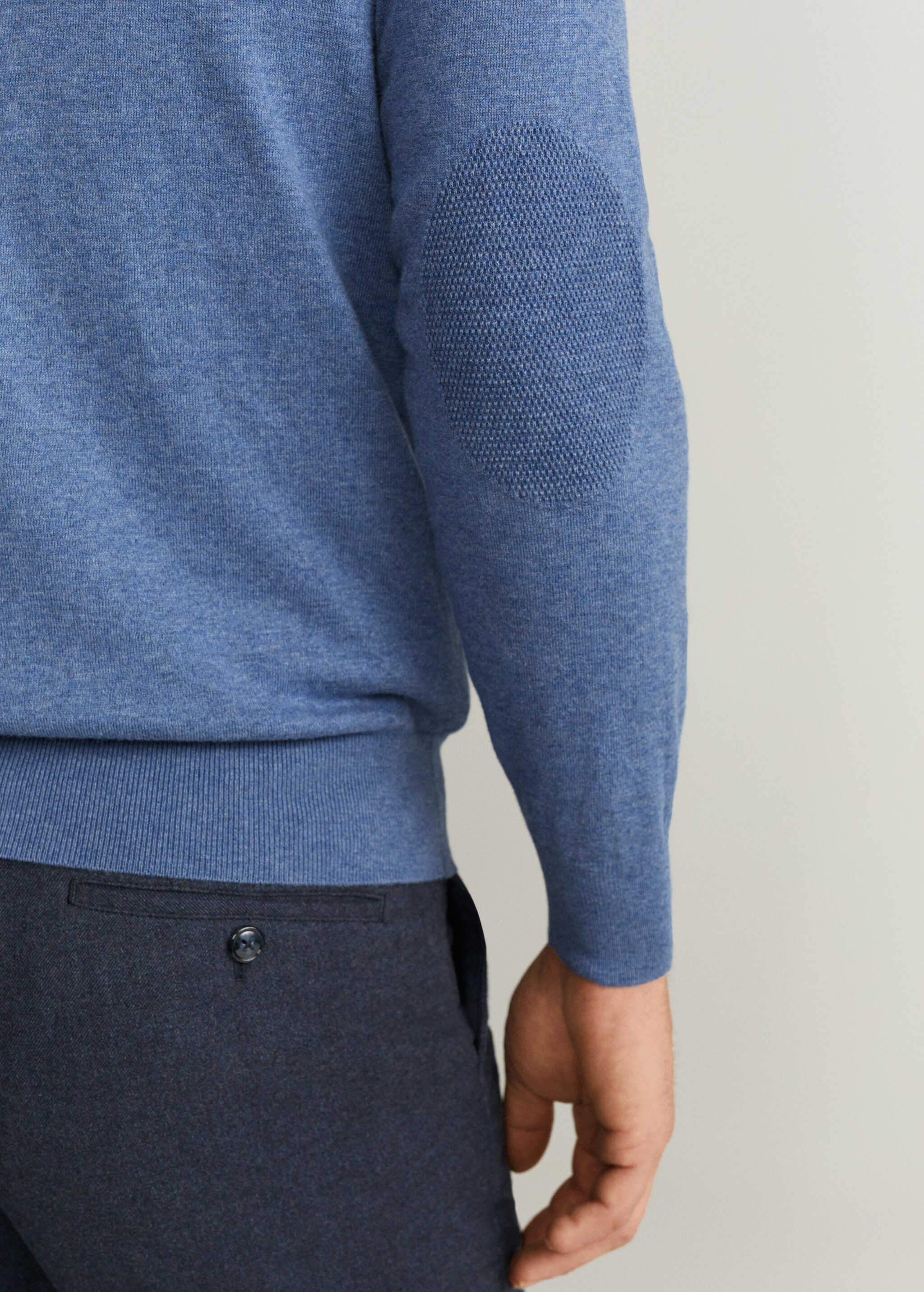 Jersey algodón cashmere coderas - Detalle del artículo 2