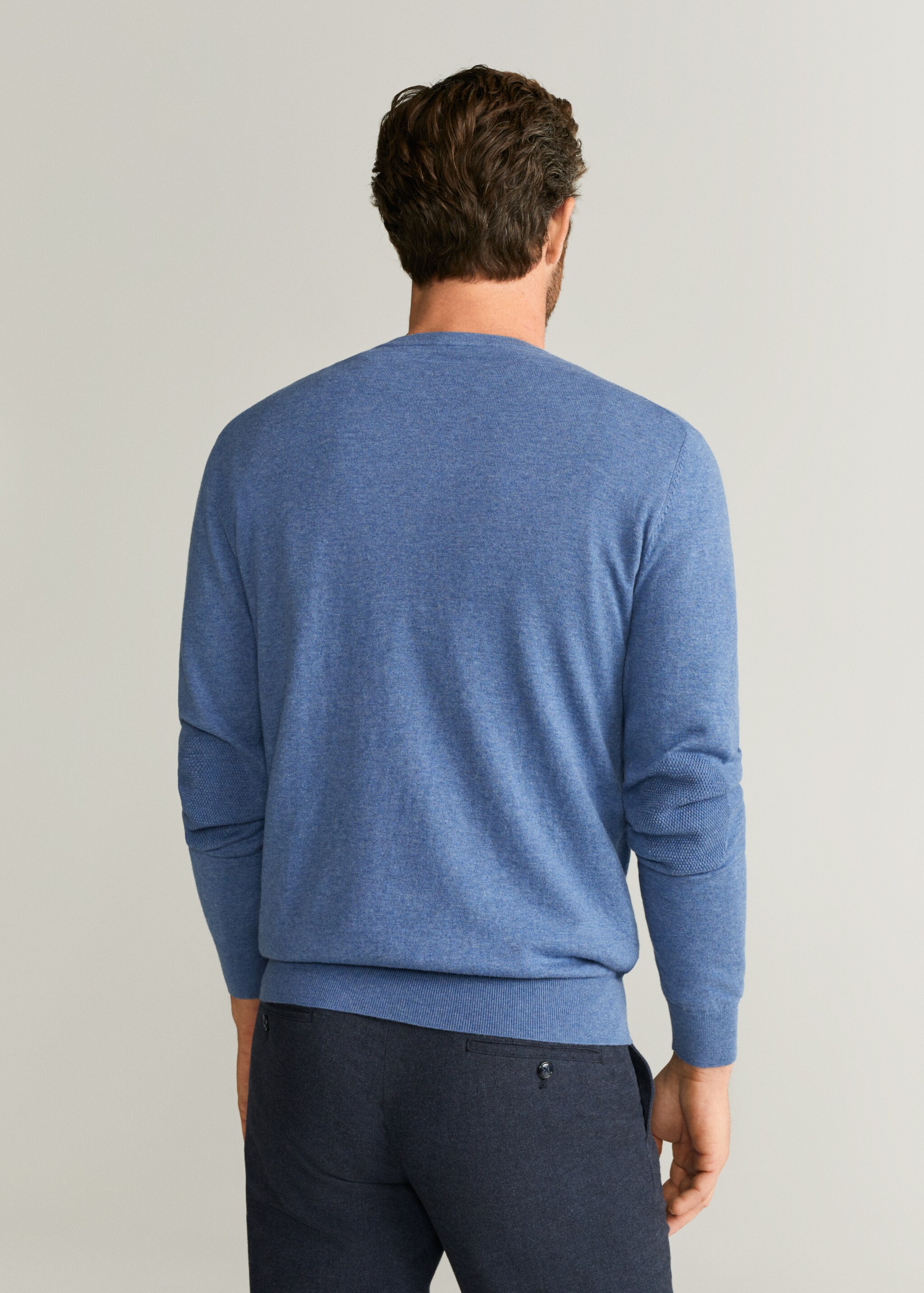 Jersey algodón cashmere coderas - Reverso del artículo