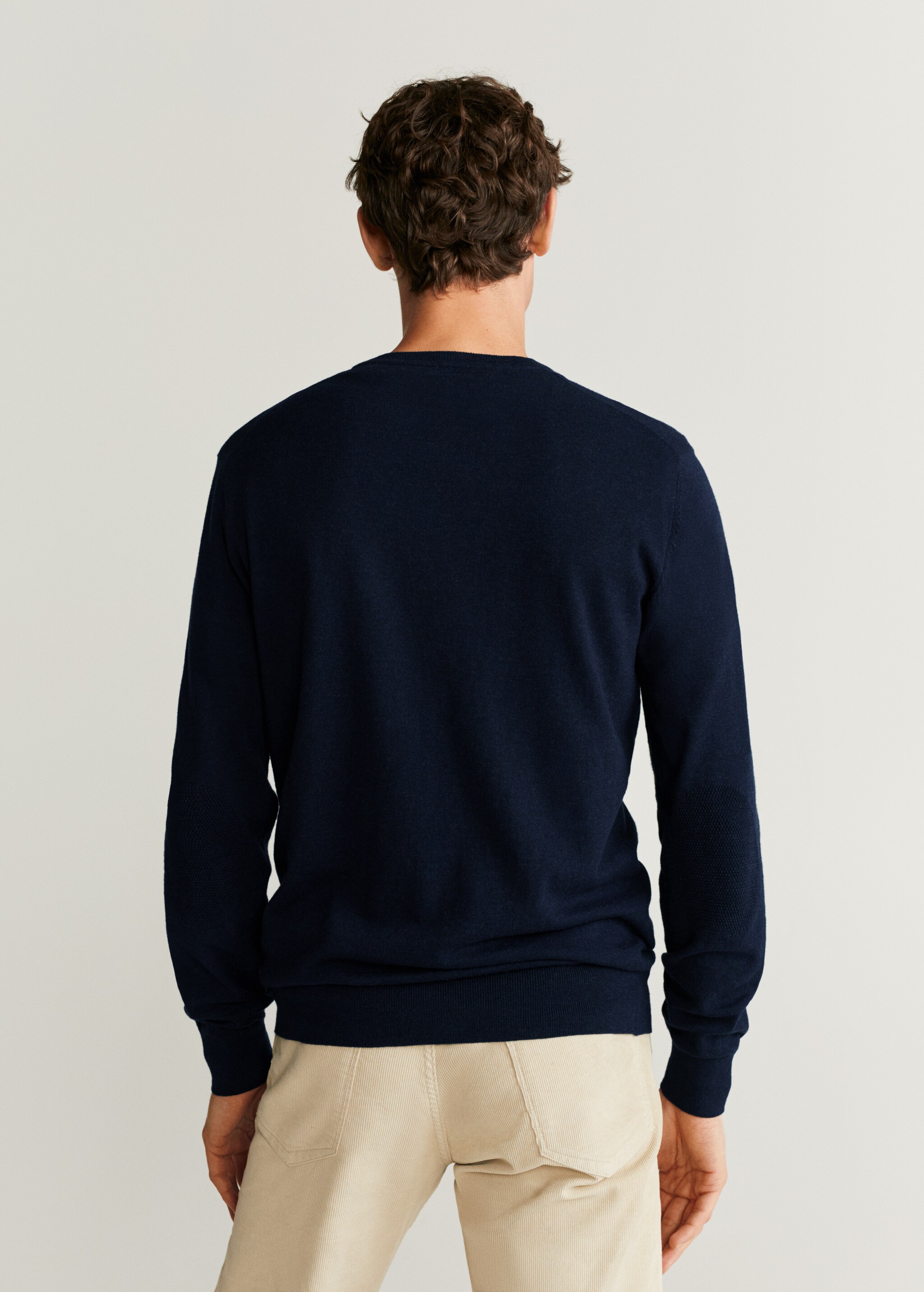 Jersey algodón cashmere coderas - Reverso del artículo