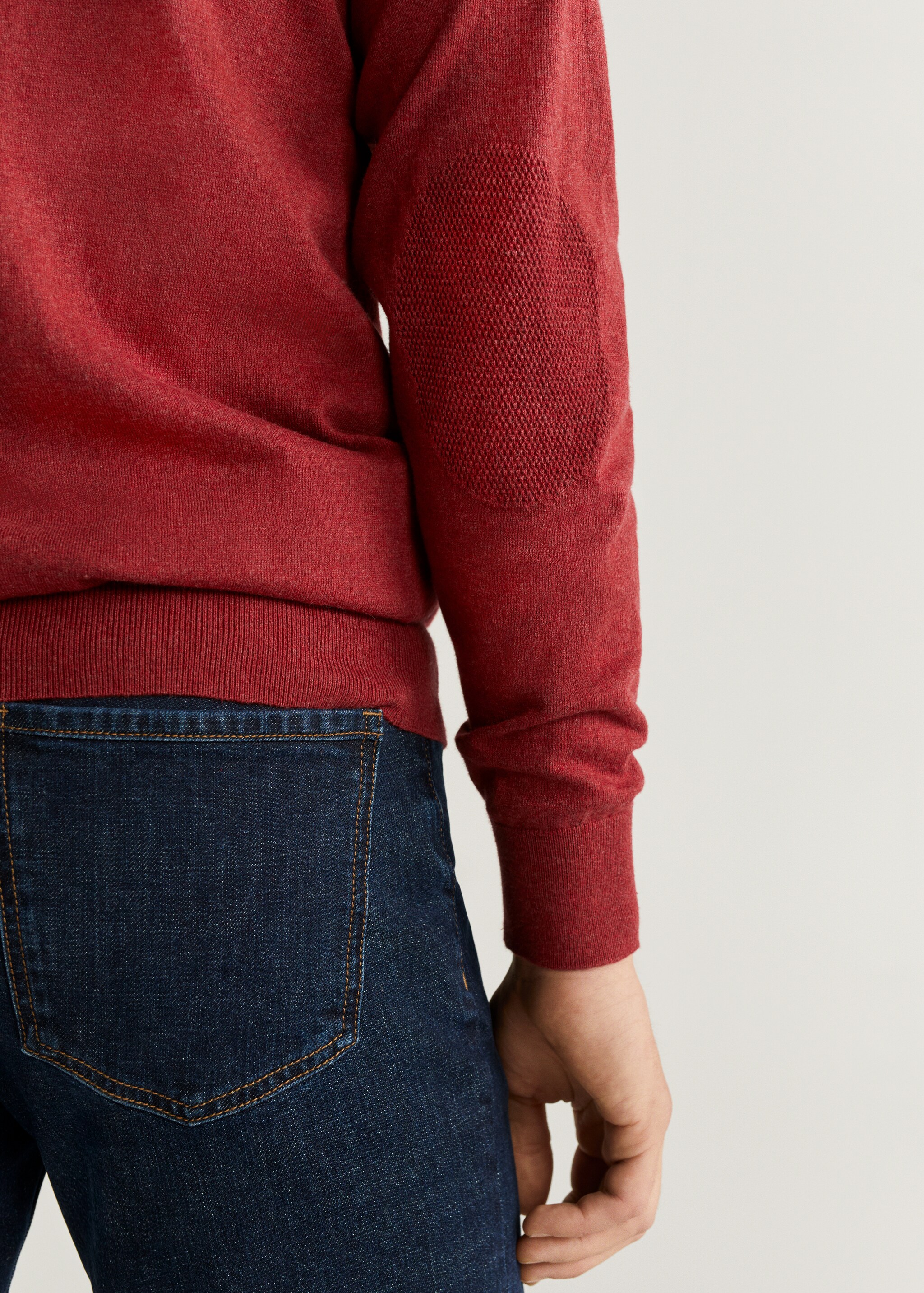 Jersey algodón cashmere coderas - Detalle del artículo 1