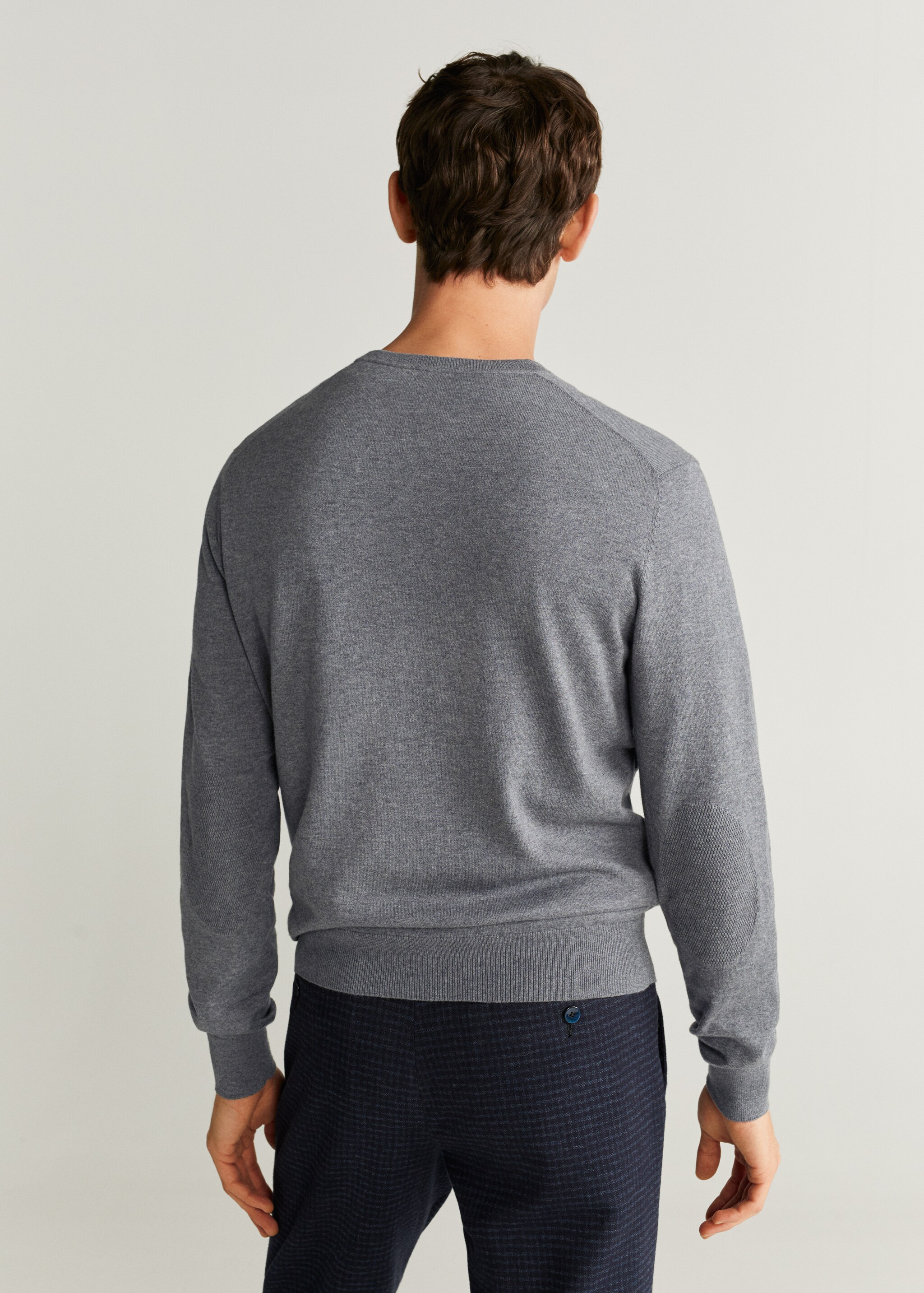 Jersey algodón cashmere coderas - Reverso del artículo
