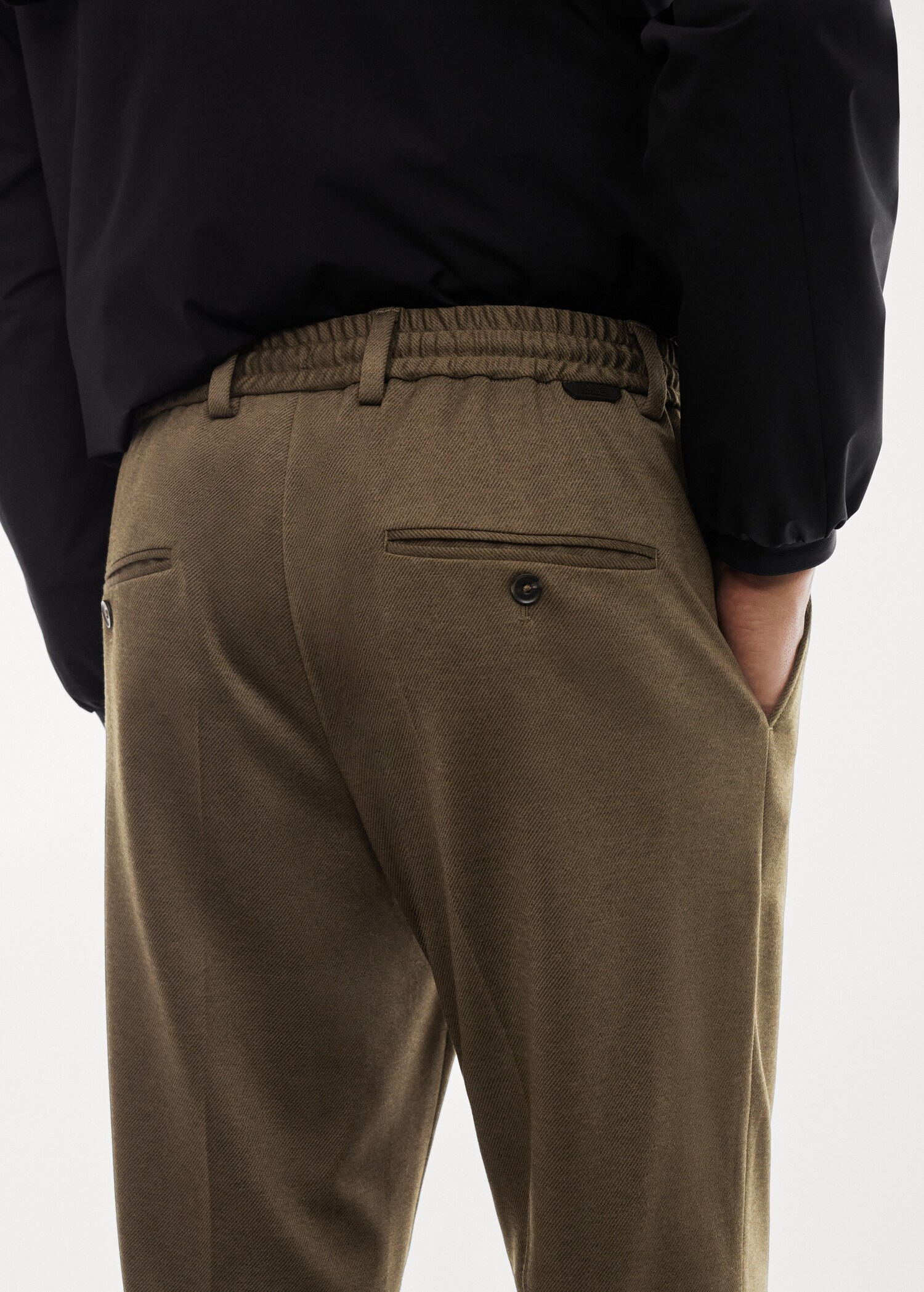 Crease-resistant slim-fit trousers - Details of the article 4