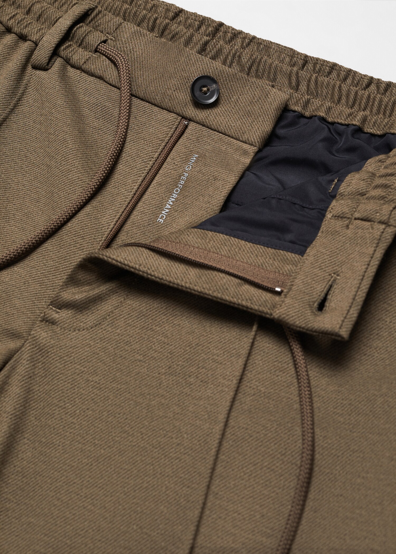 Crease-resistant slim-fit trousers - Details of the article 8