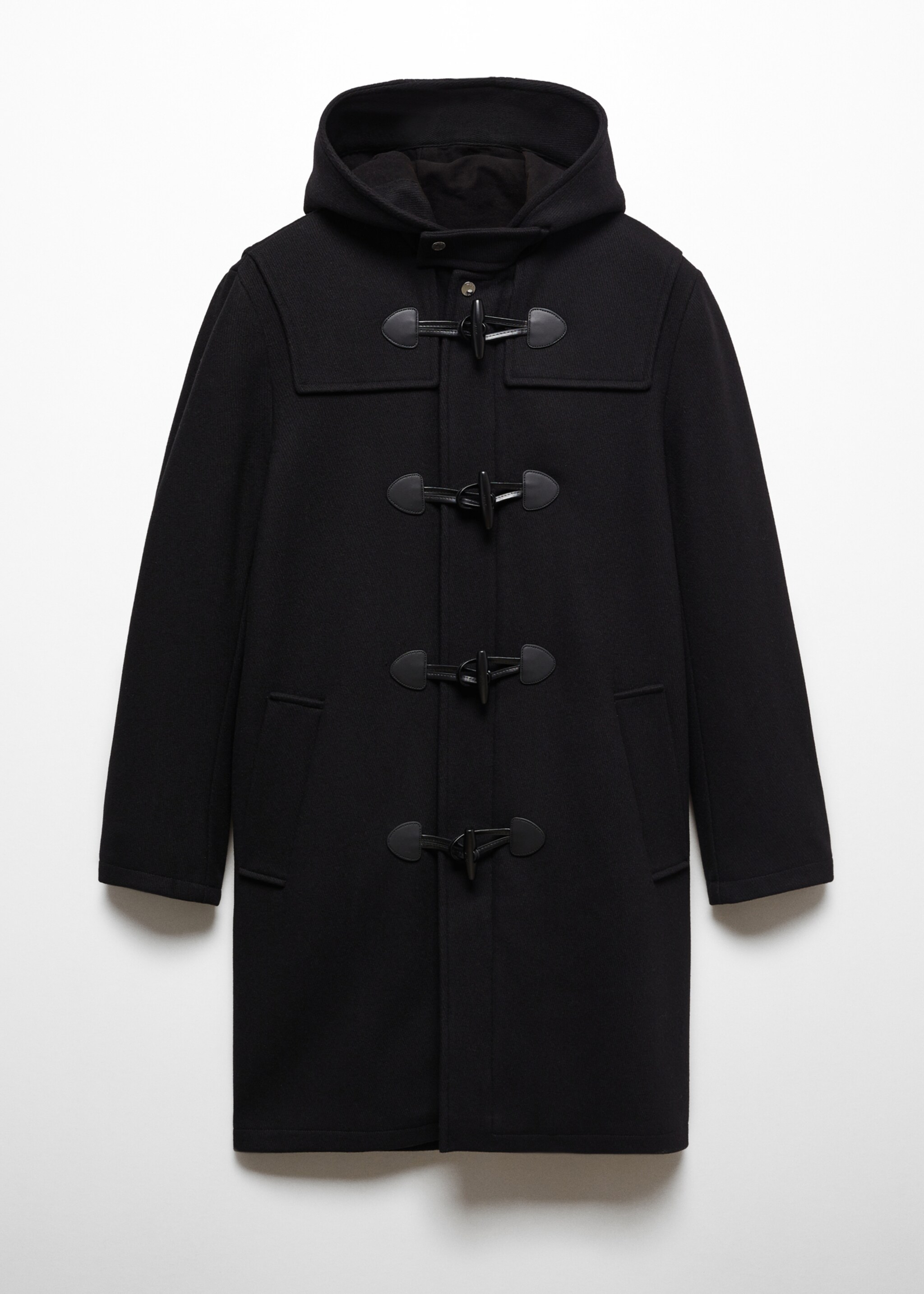 Wool hooded coat - Article without model