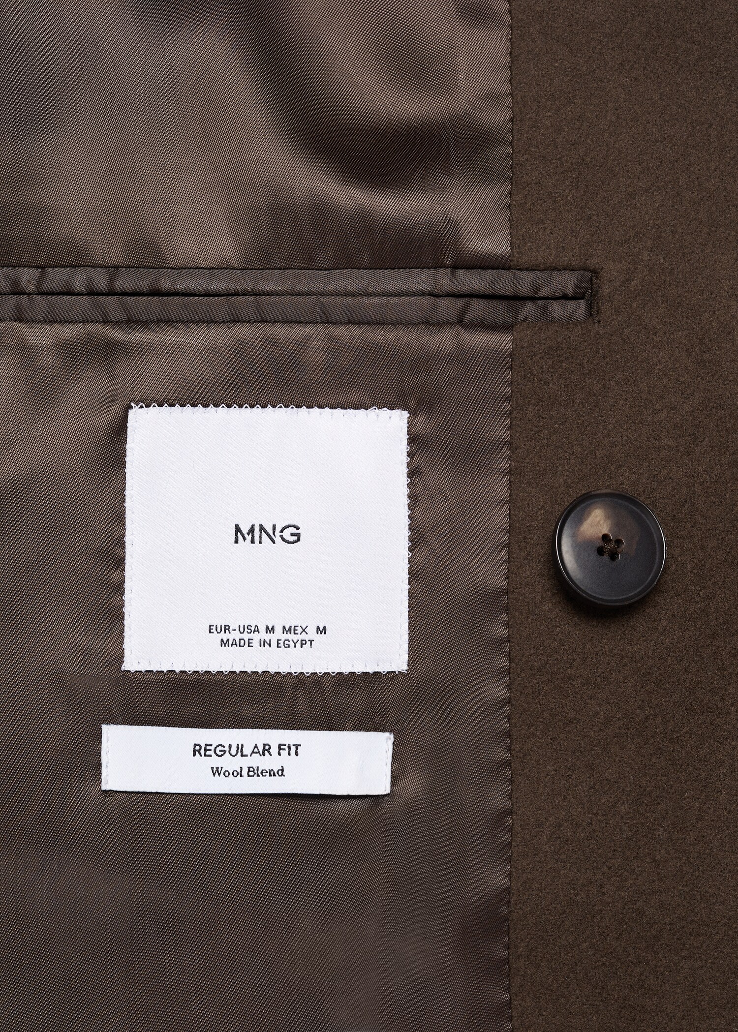 Manteau laine croisé boutons - Détail de l'article 0