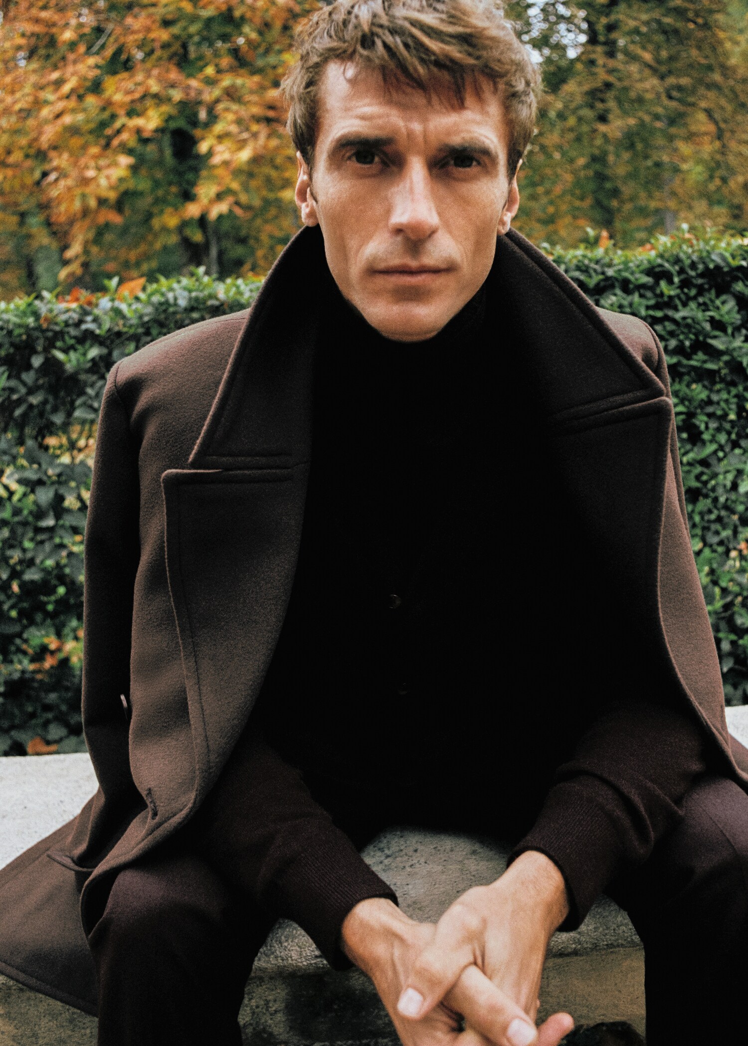 Manteau laine croisé boutons - Détail de l'article 6