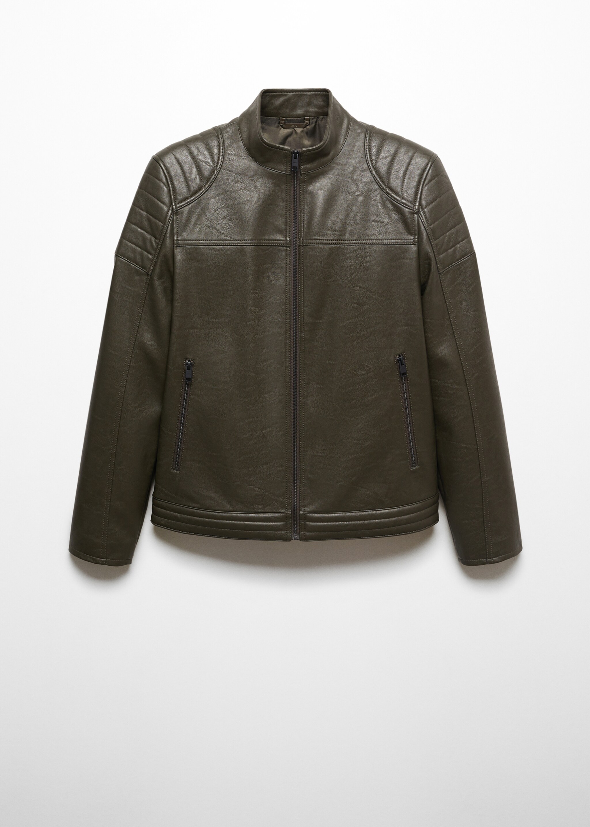 Nappa leather-effect jacket - Article without model