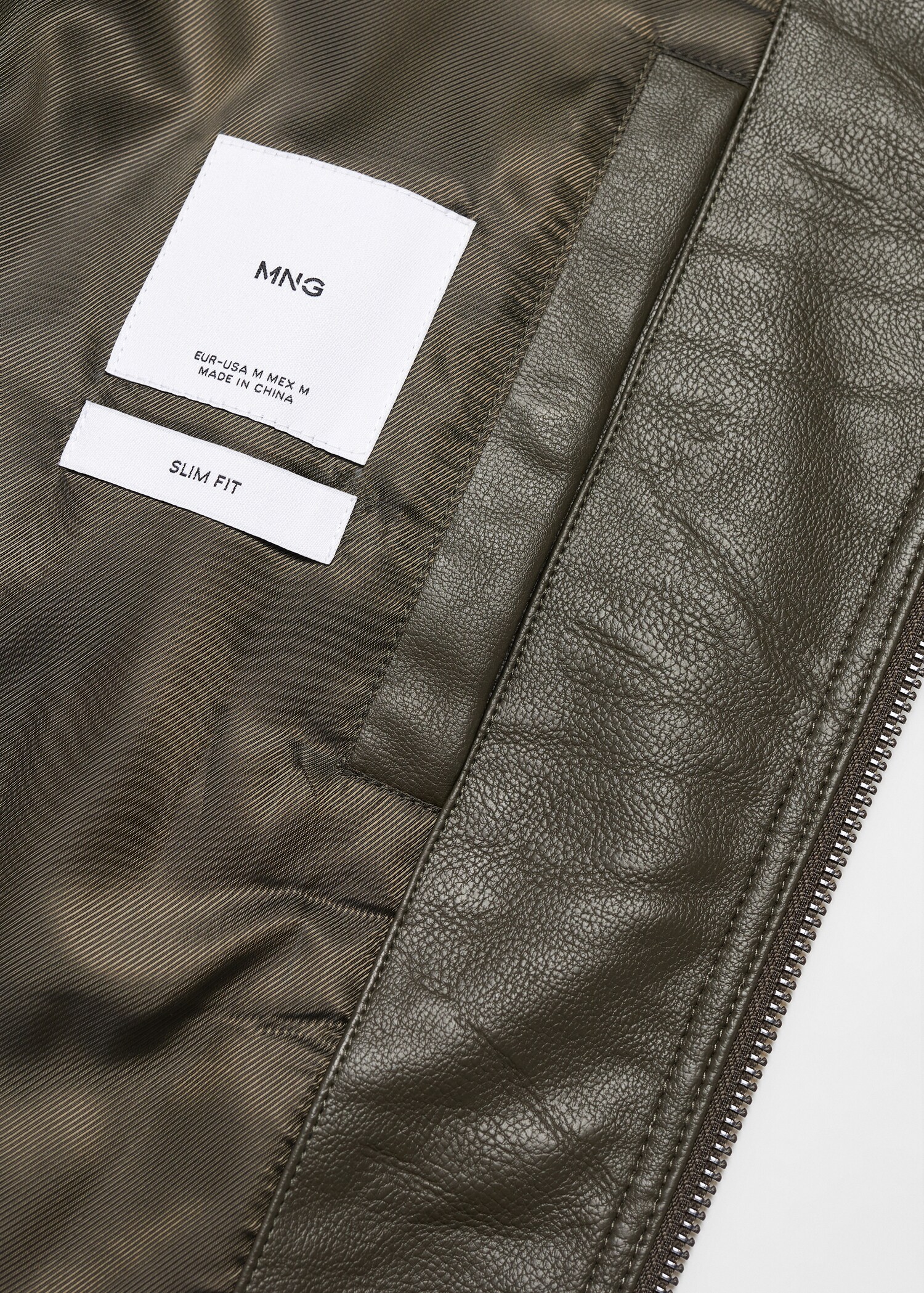 Nappa leather-effect jacket - Details of the article 8