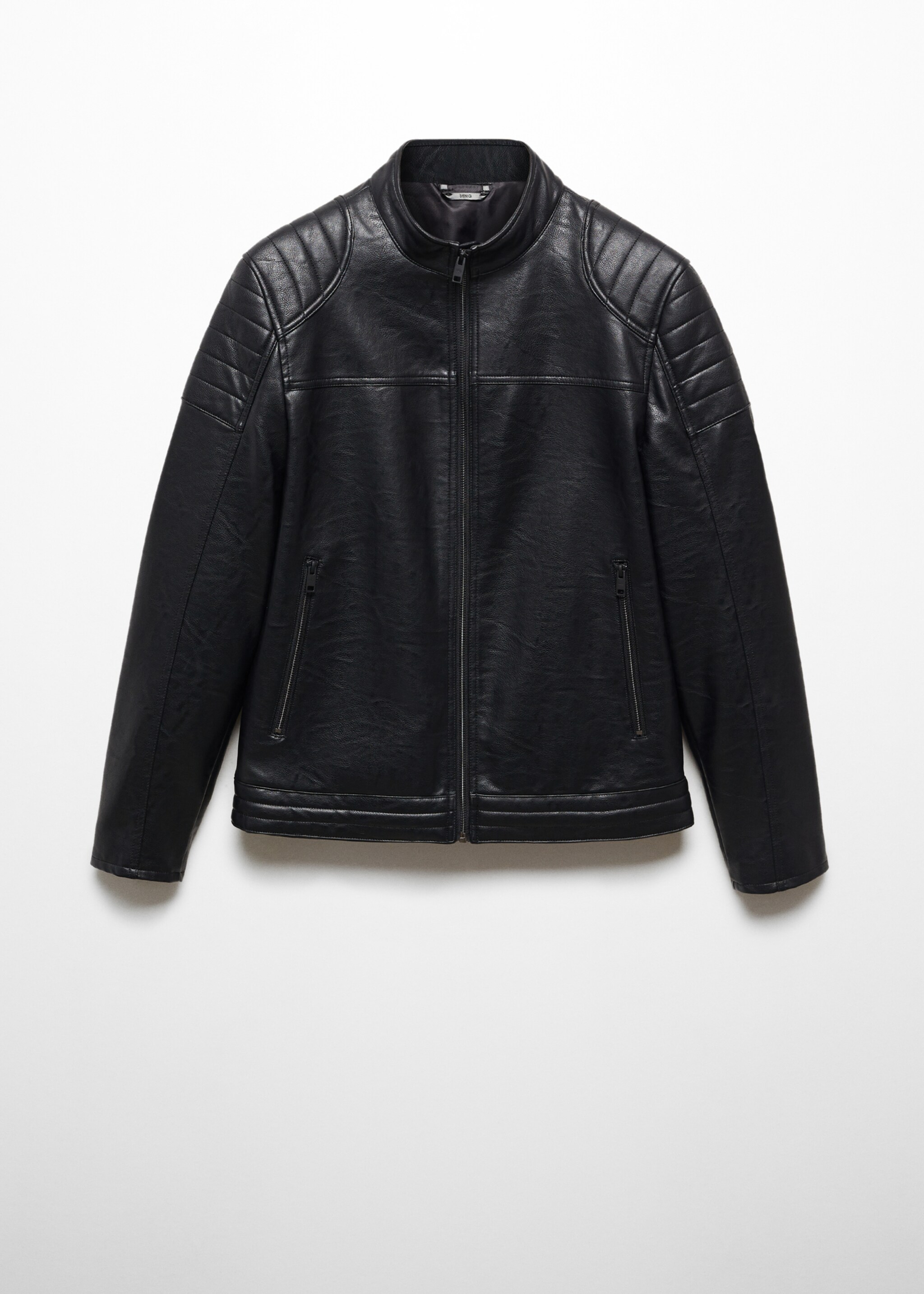 Nappa leather-effect jacket - Article without model