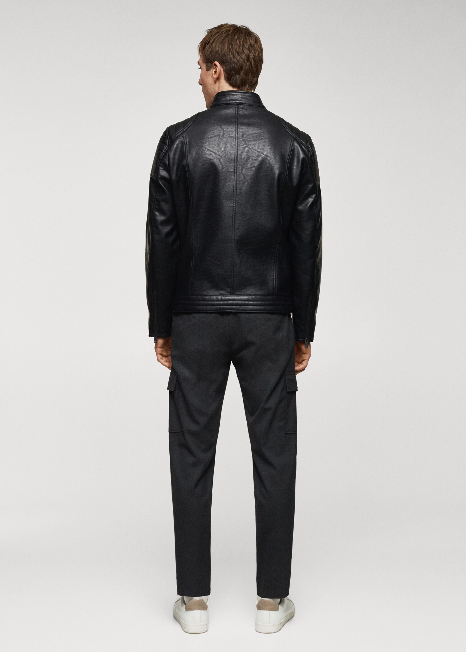 Blouson en simili-cuir nappa - Verso de l’article