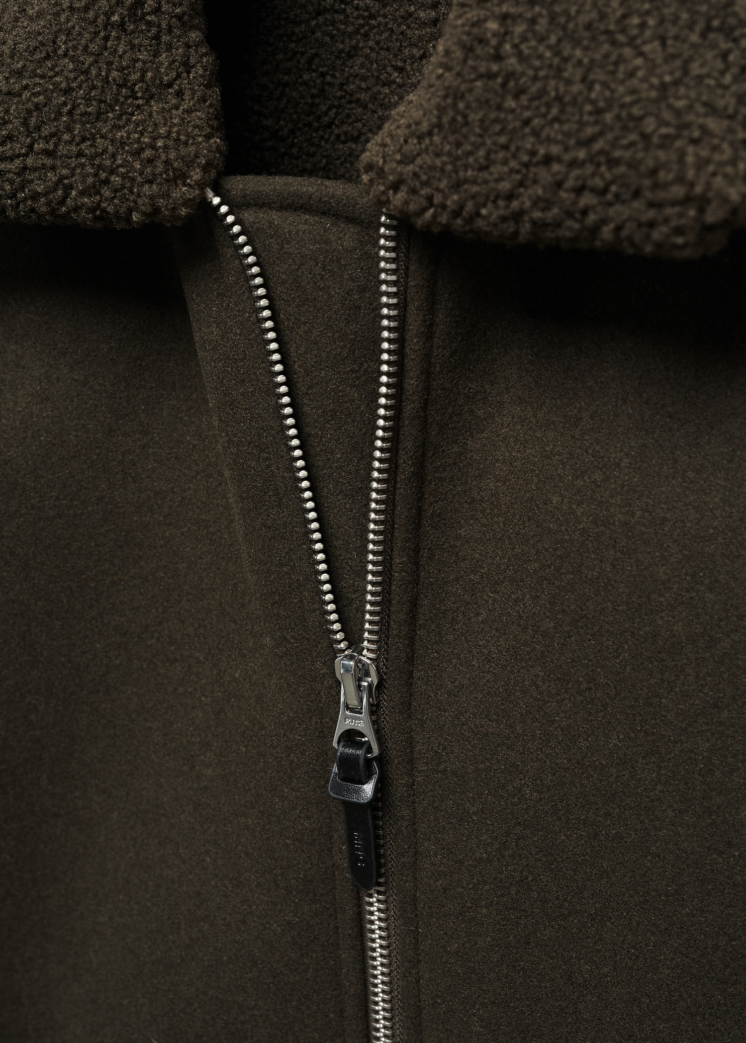 Blouson laine imitation mouton retourné - Détail de l'article 8