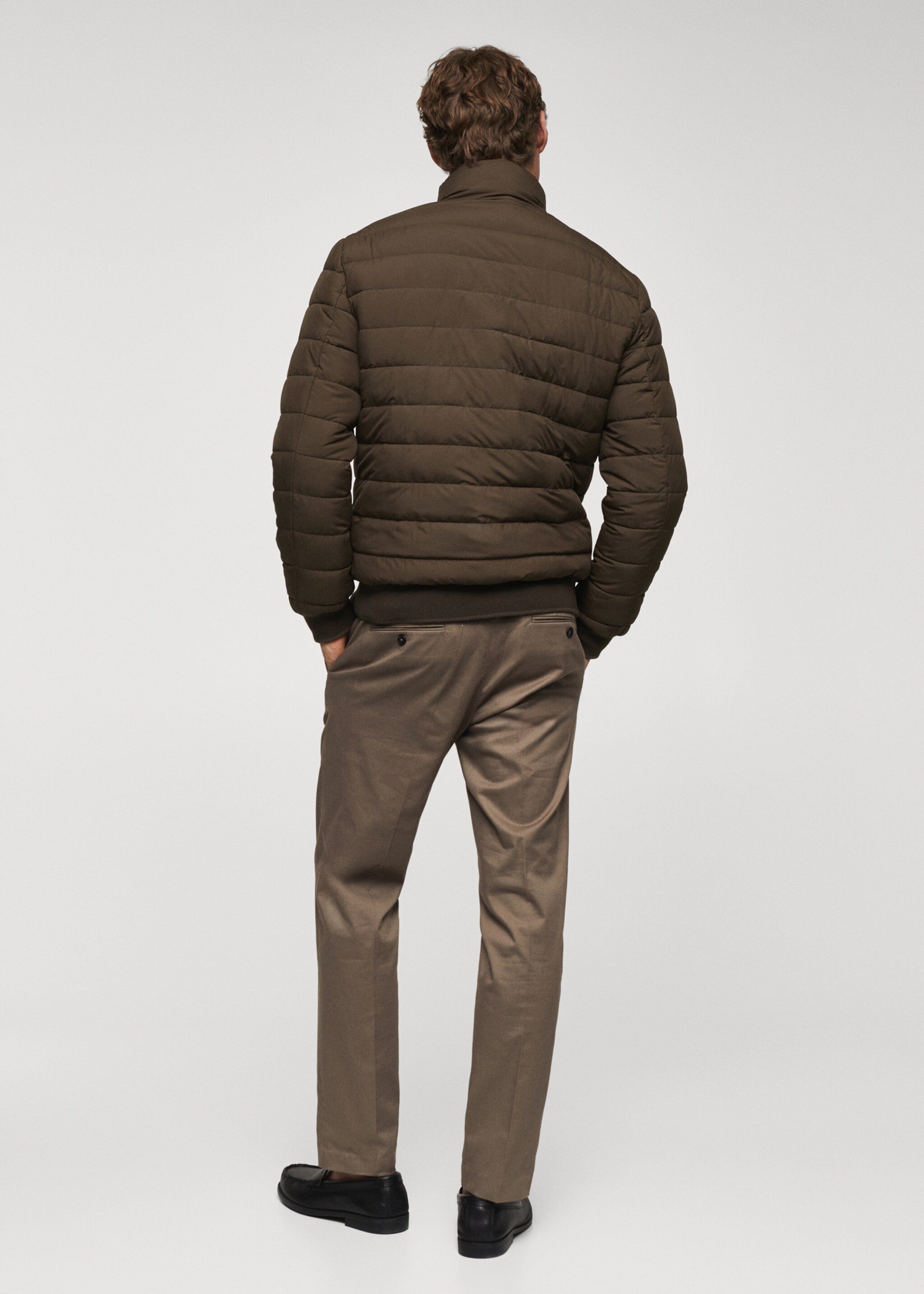Quiltad ultralätt anorak water-repellent - Artikelns baksida