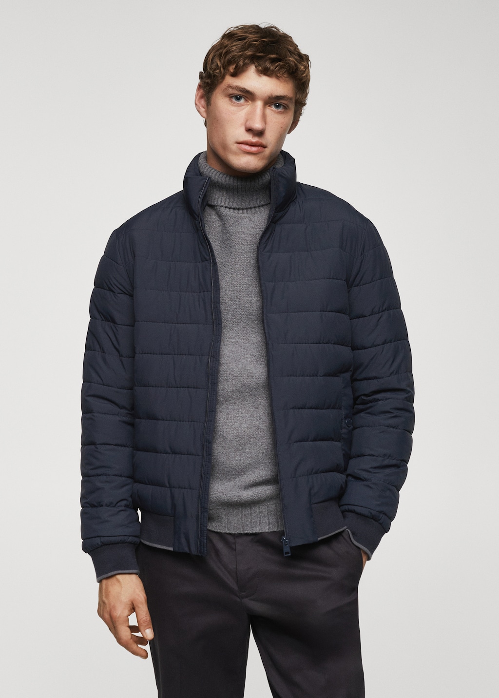 Quilted anorak on sale