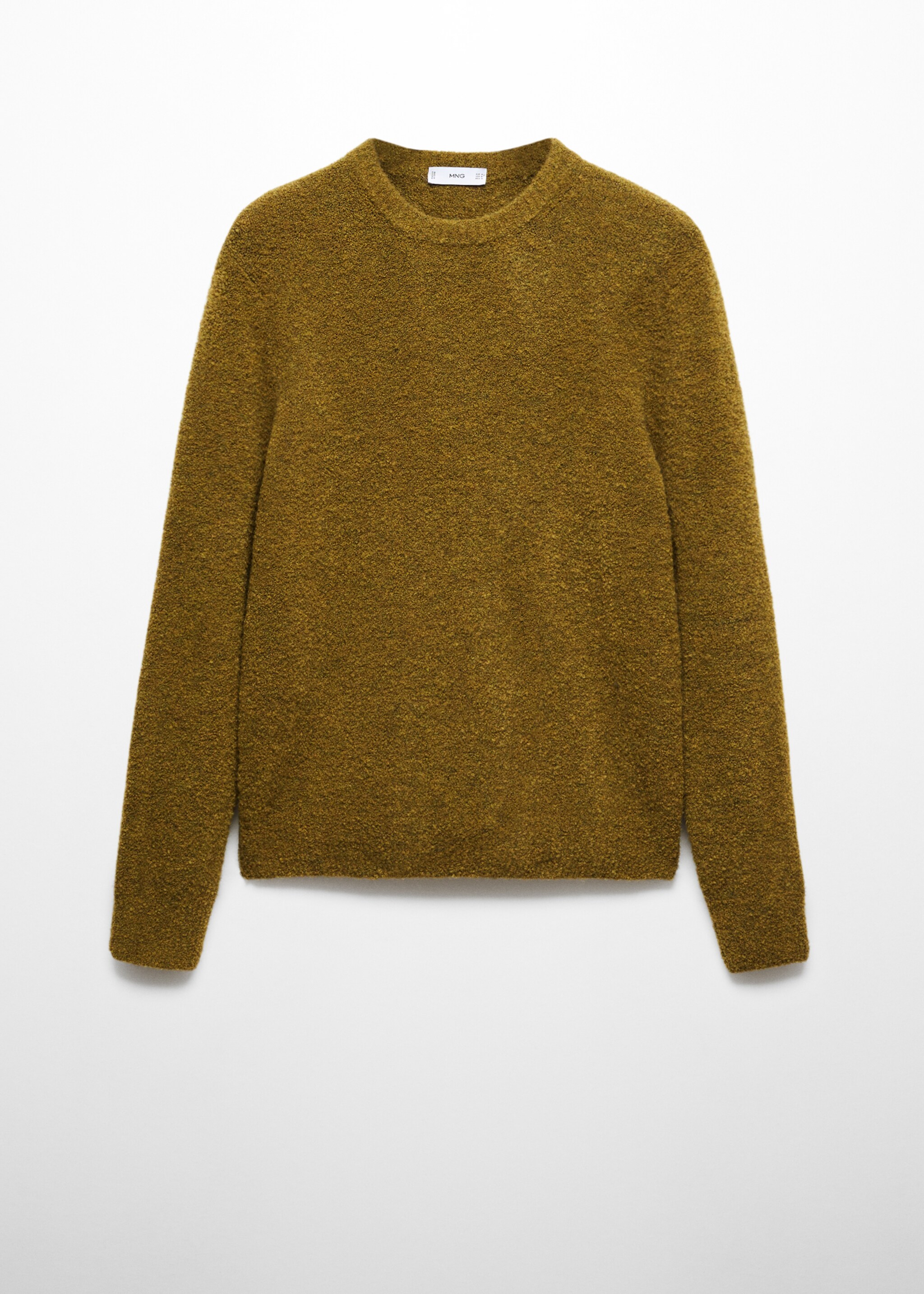 Bouclé knit sweater - Article without model