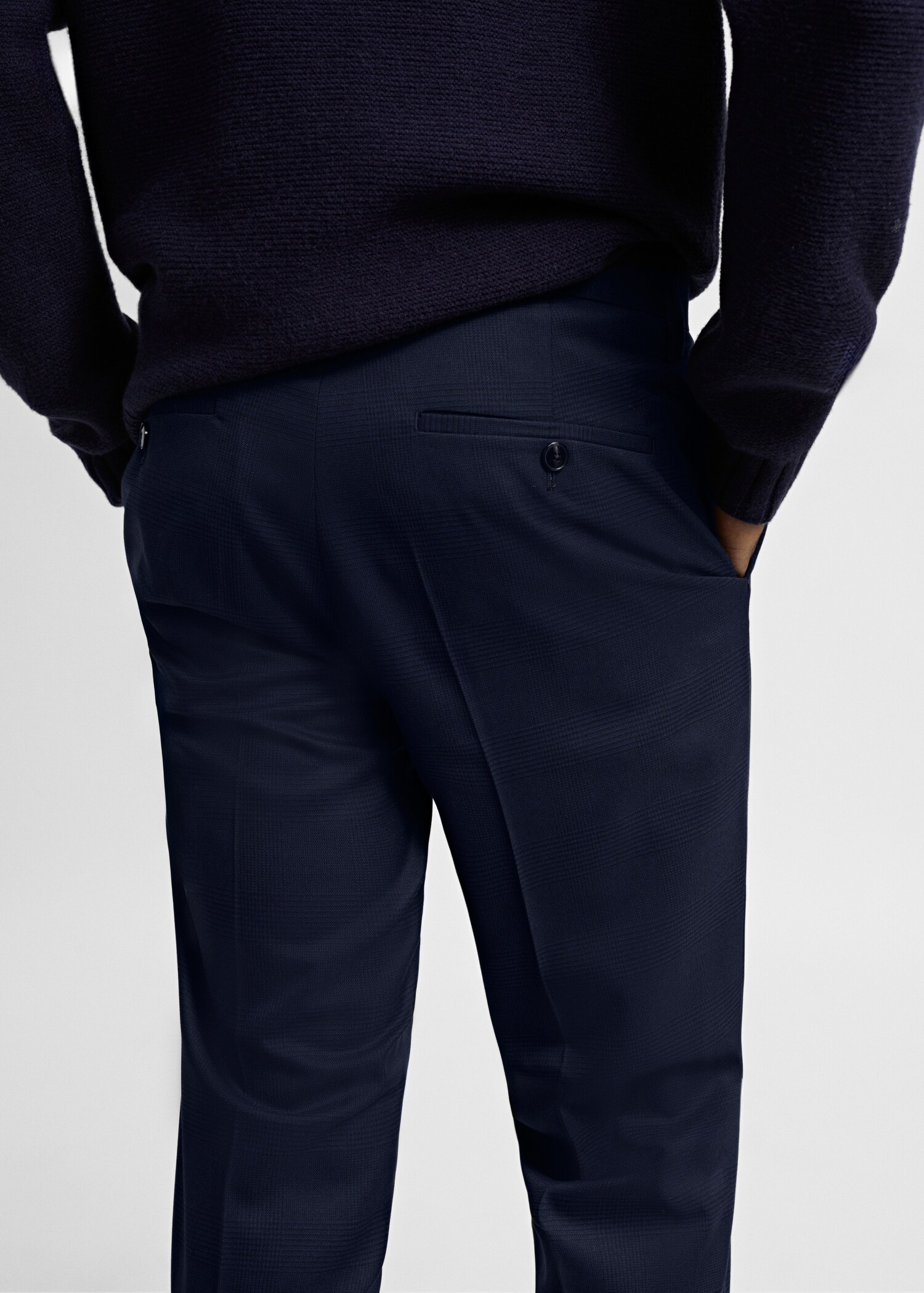 Super Slim Fit-Anzughose aus Stretchstoff - Detail des Artikels 4