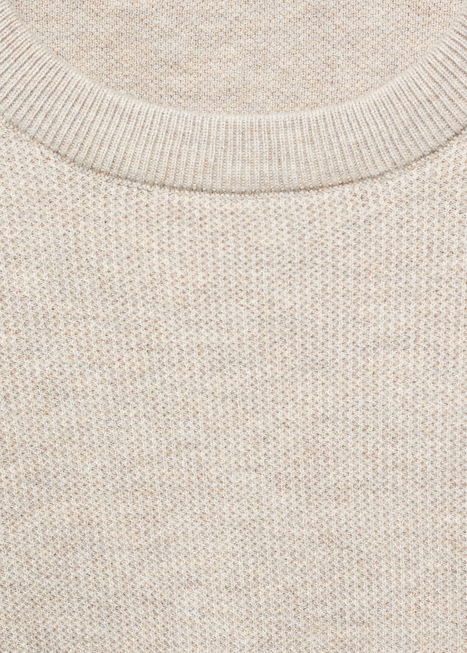 Strukturierter Baumwollpullover - Detail des Artikels 8
