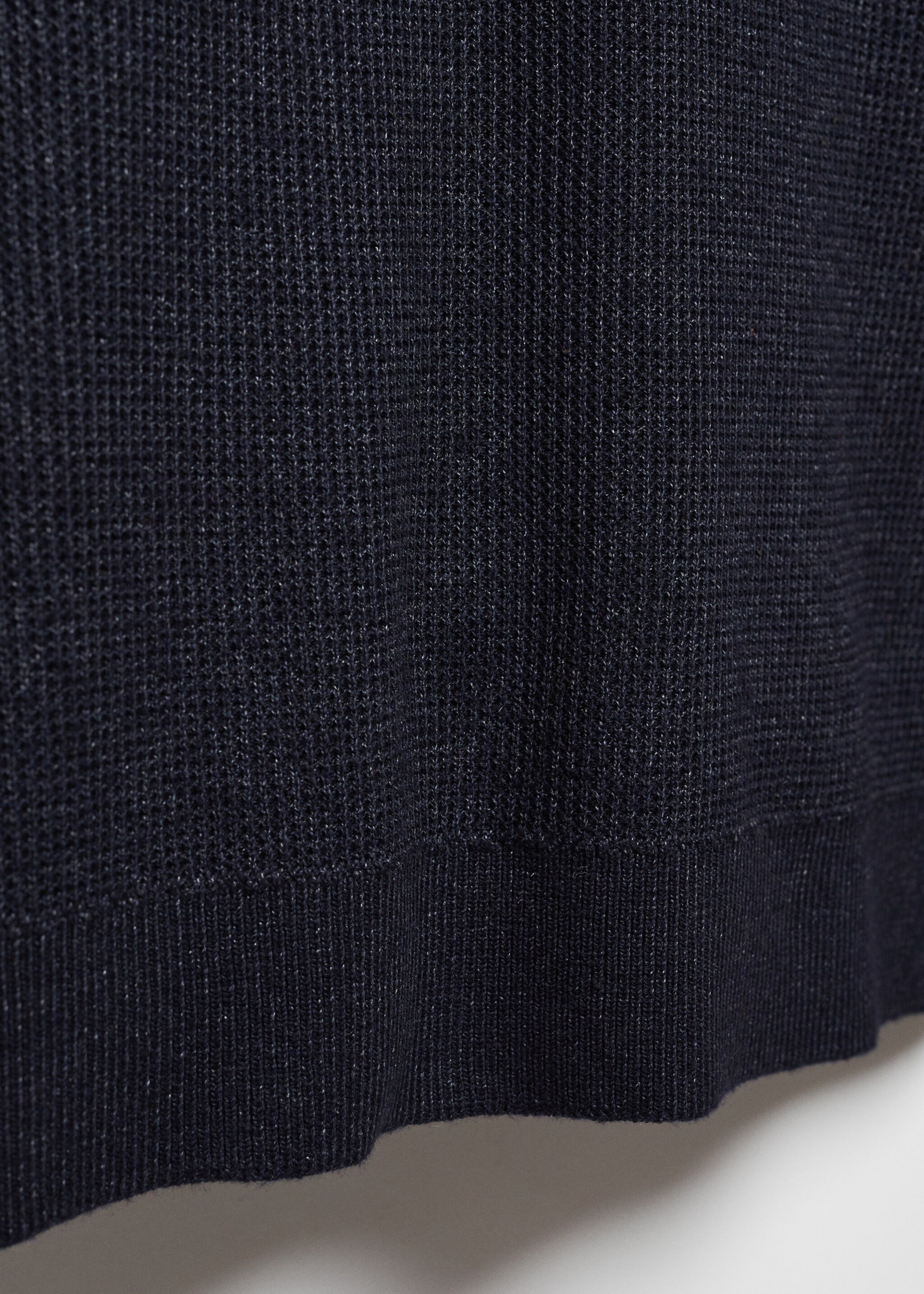 Structured cotton sweater - Details of the article 8
