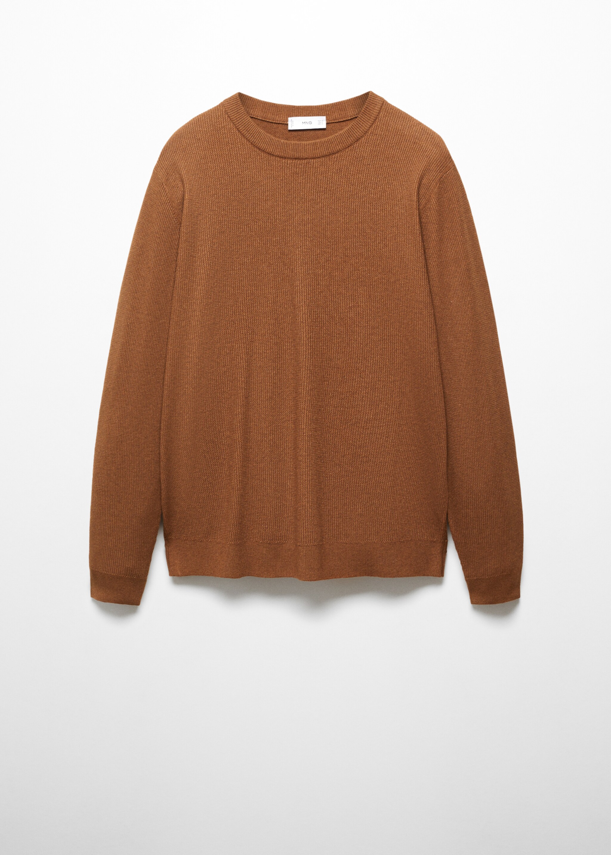 Structured cotton sweater - Article without model
