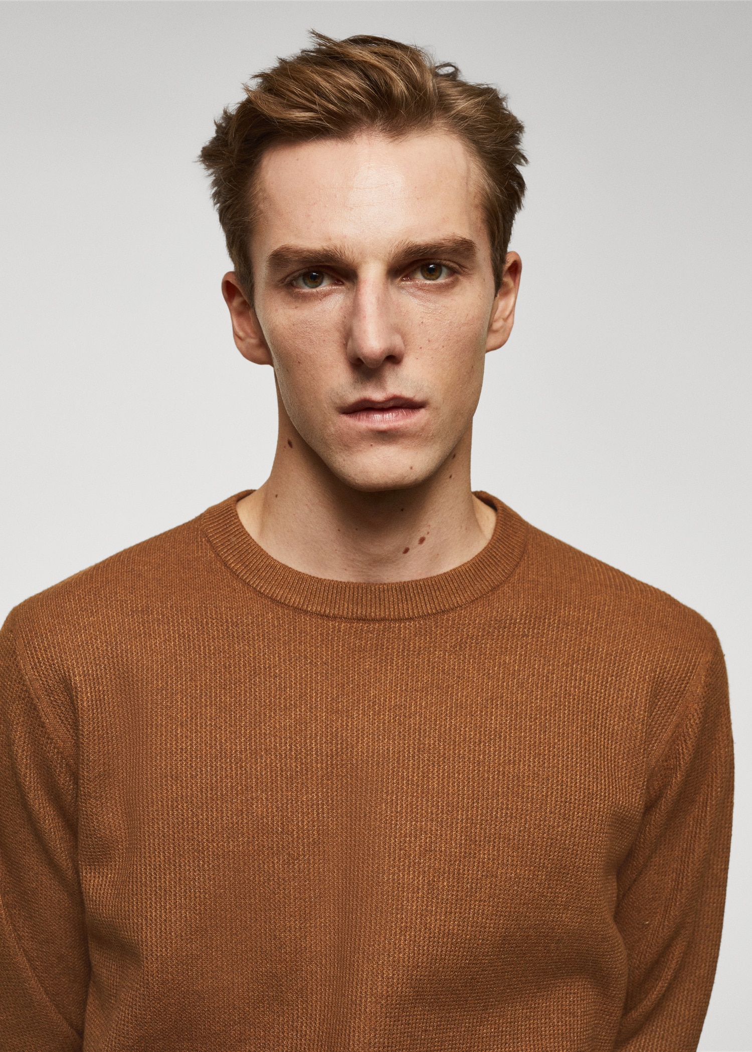 Strukturierter Baumwollpullover - Detail des Artikels 1