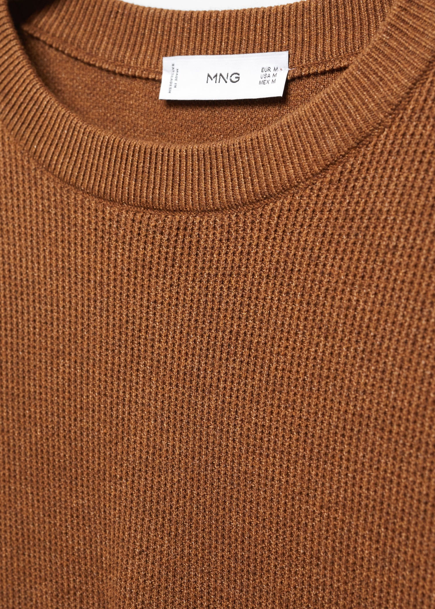 Strukturierter Baumwollpullover - Detail des Artikels 8