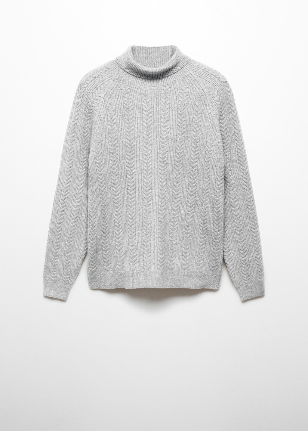 トップス Ribbon point turtle knit tops gray Turtleneck Tops | Loft