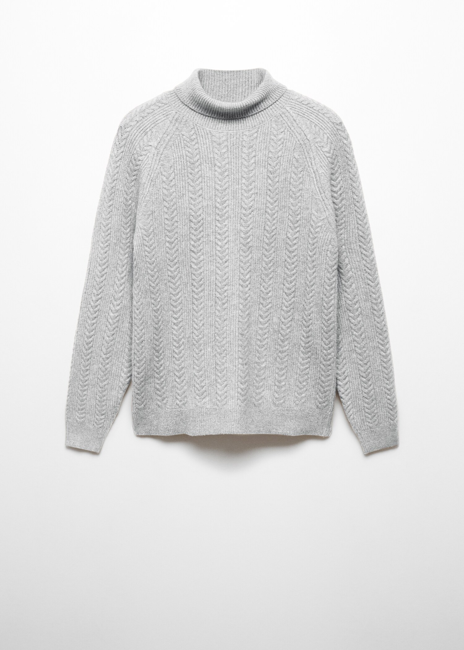 Pull-over torsades col roulé - Article sans modèle