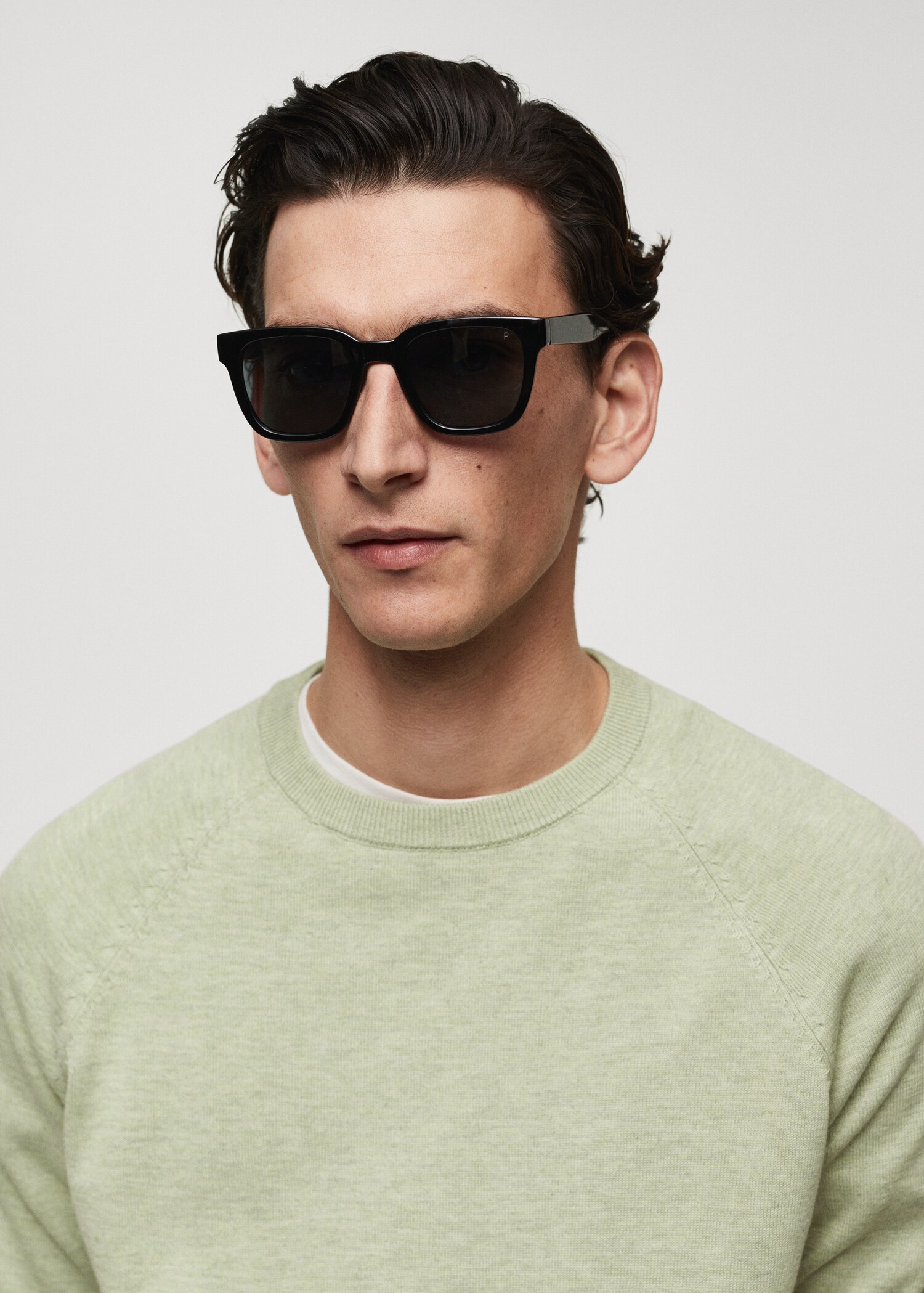 Fine-knit cotton sweater - Details of the article 1