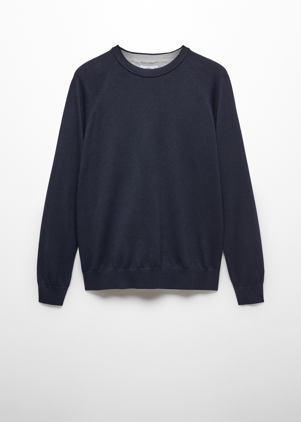 Fine-knit cotton sweater - Men | MANGO OUTLET USA