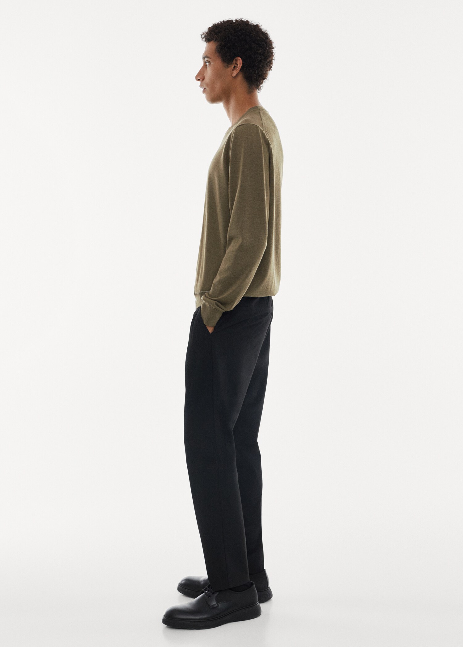Waschbarer Pullover aus Merinowolle - Detail des Artikels 2