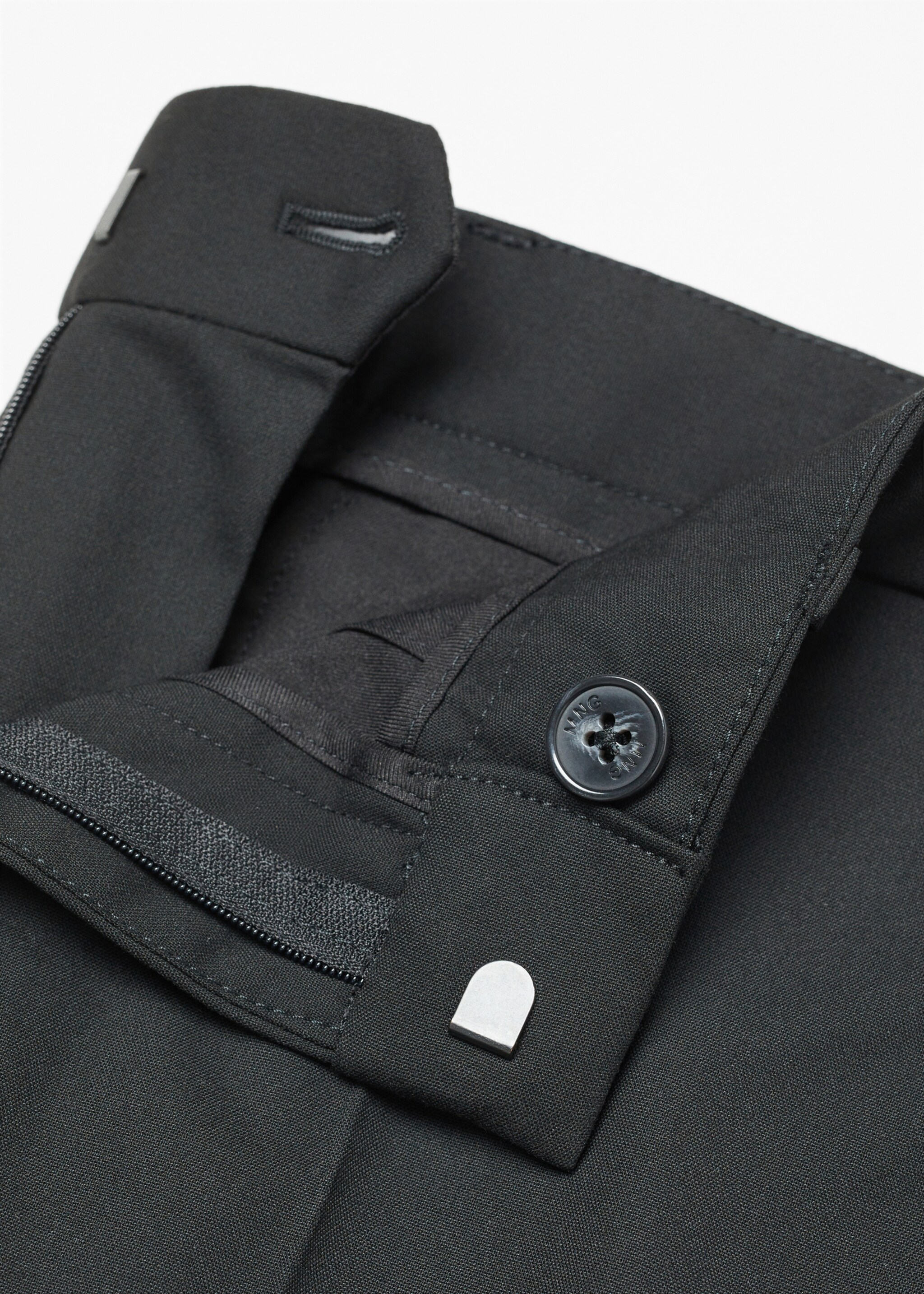 Pantalón traje slim fit - Detalle del artículo 8, Negro. Ref: 67010659-00.