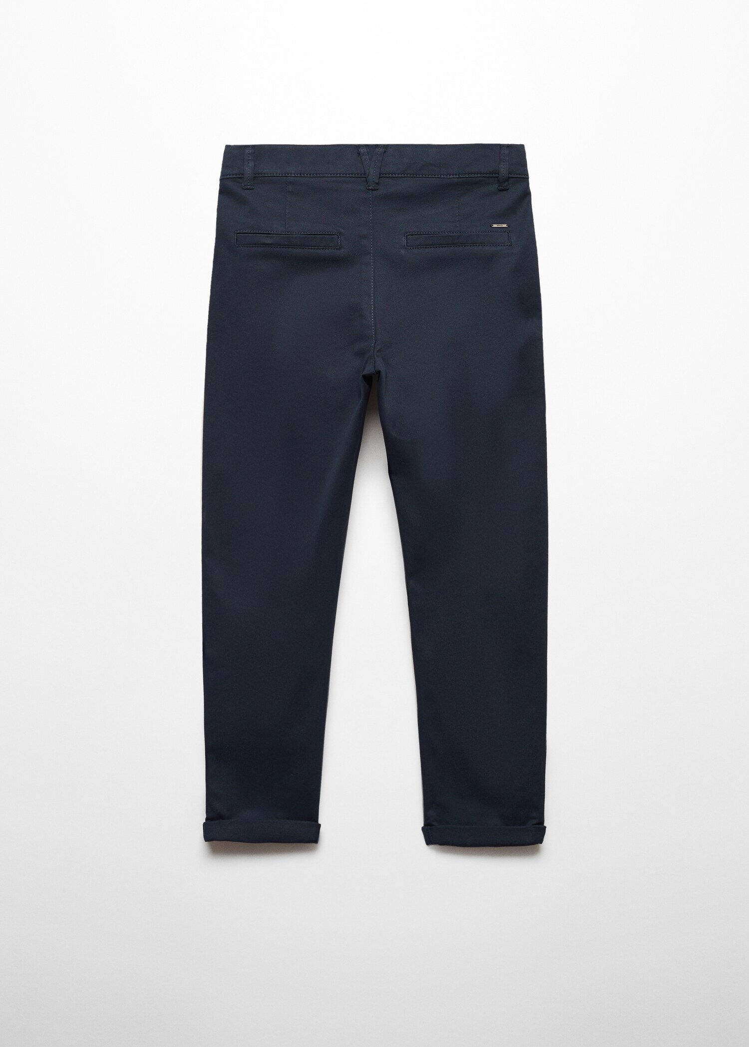 Cotton chinos - Reverse of the article