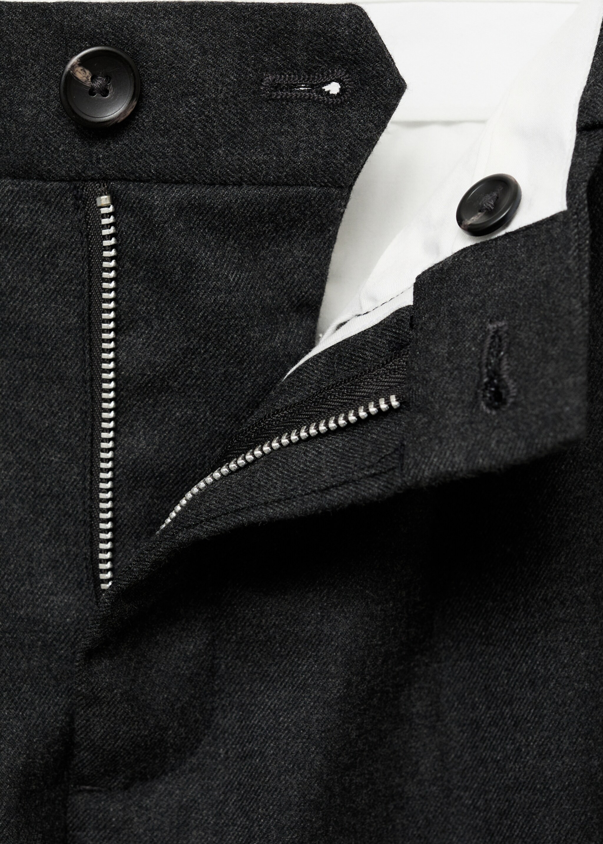 Cotton suit trousers - Details of the article 6
