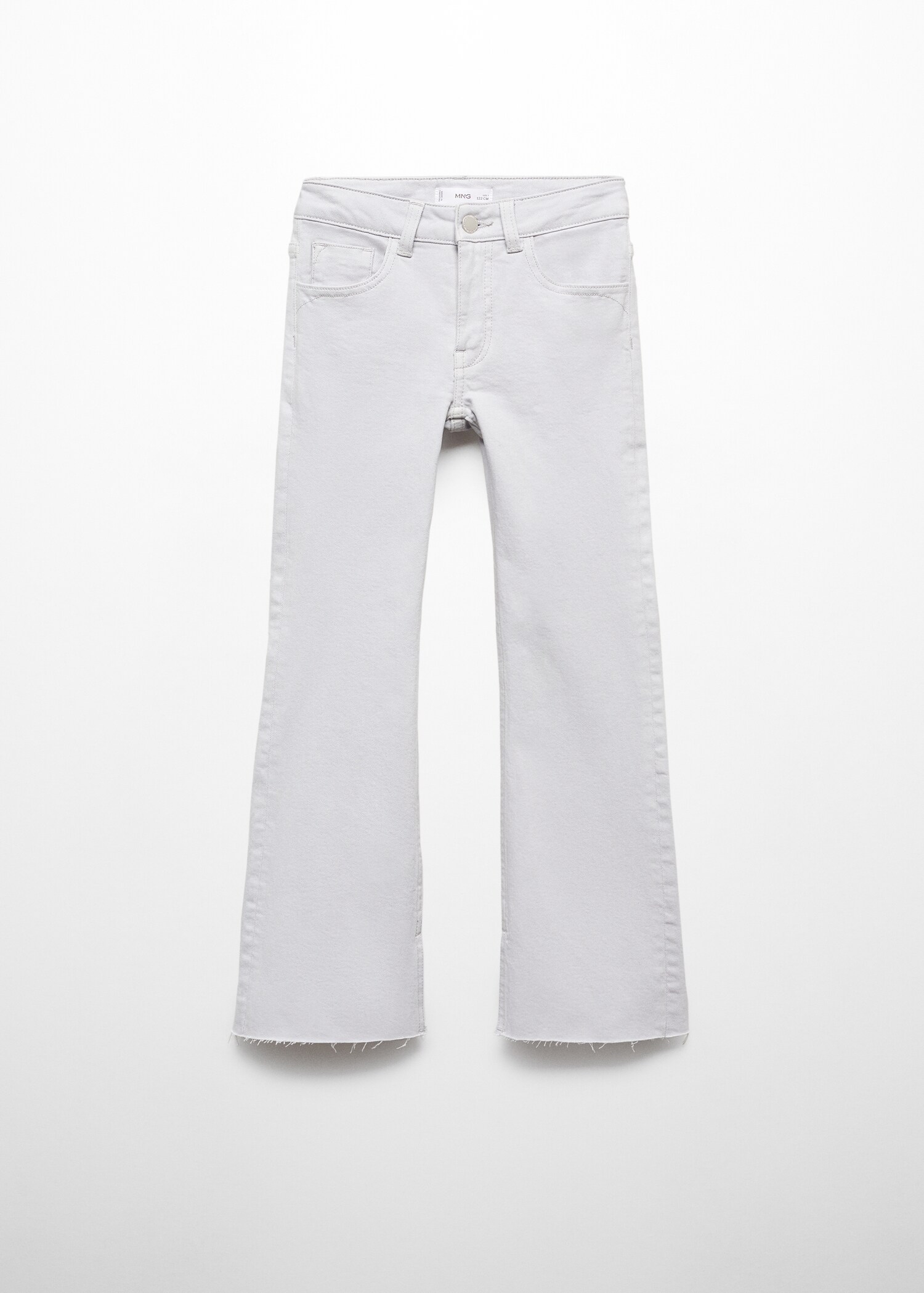 Flared jeans with opening - Article without model