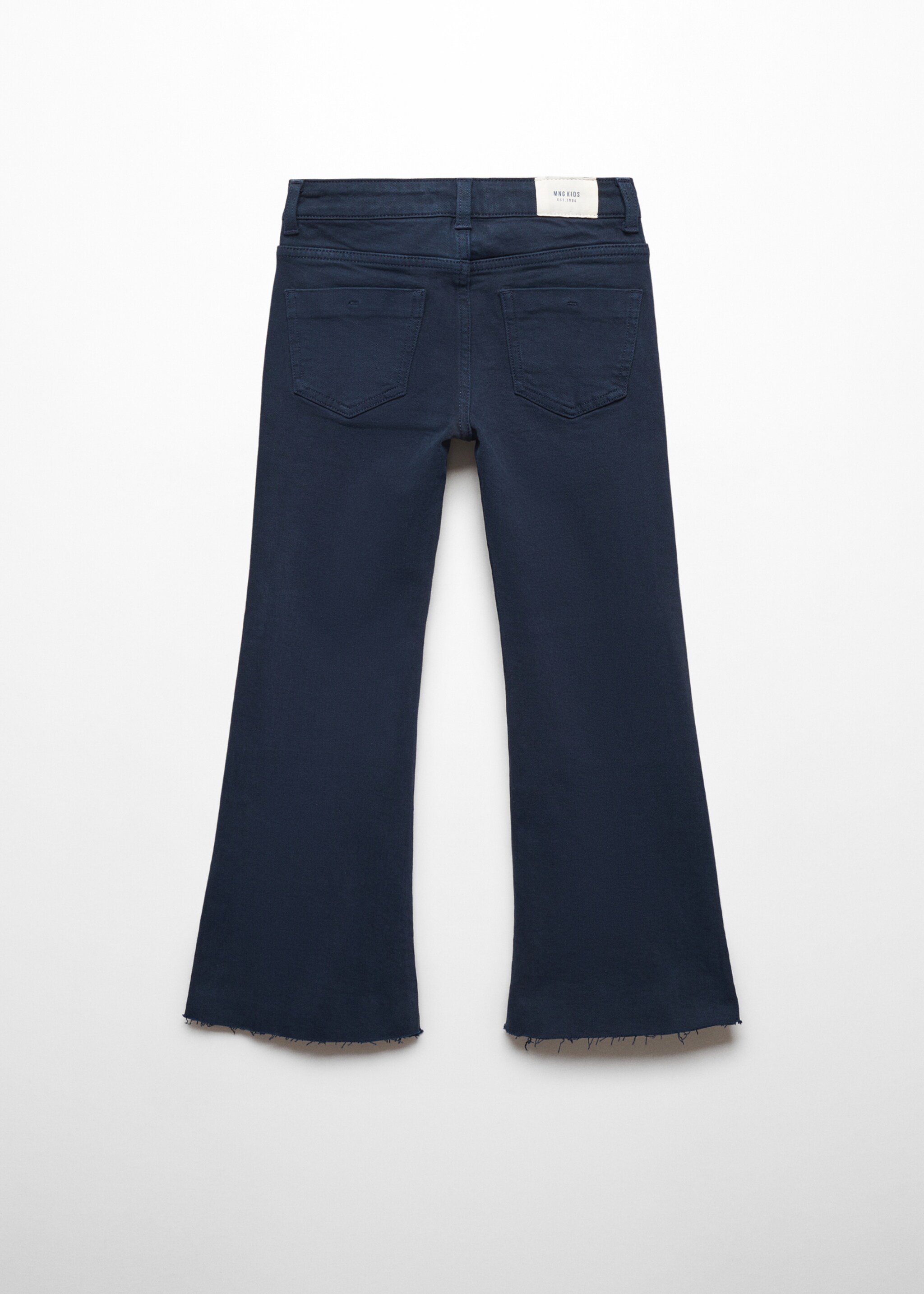 Flared Jeans mit Schlitz - Rückseite des Artikels
