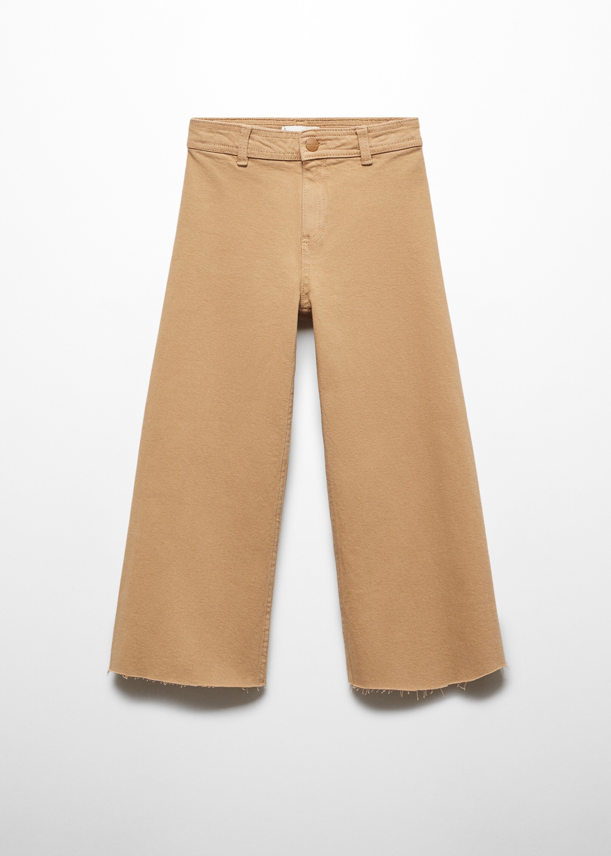 Frayed hem culotte jeans - Article without model