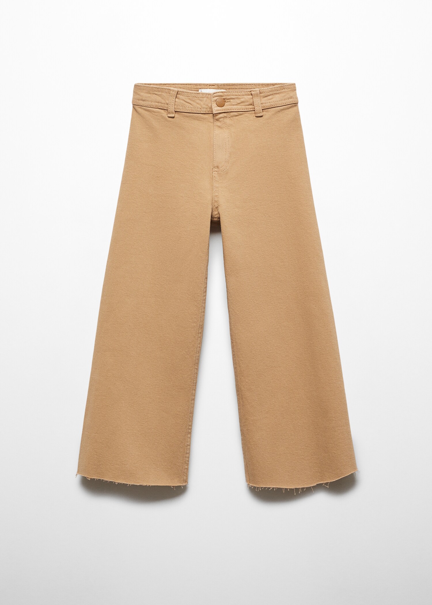 Frayed hem culotte jeans - Article without model