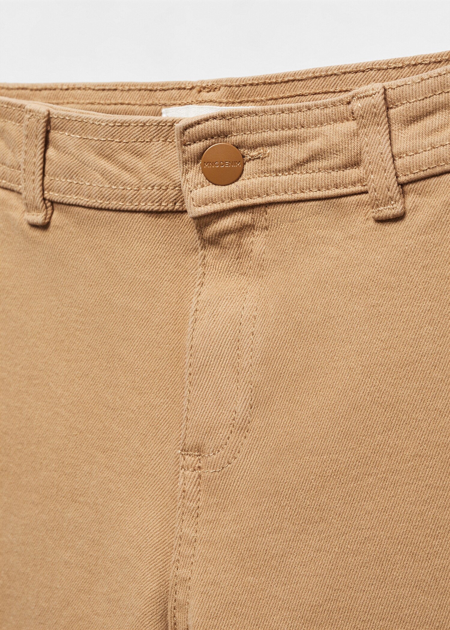 Frayed hem culotte jeans - Details of the article 8