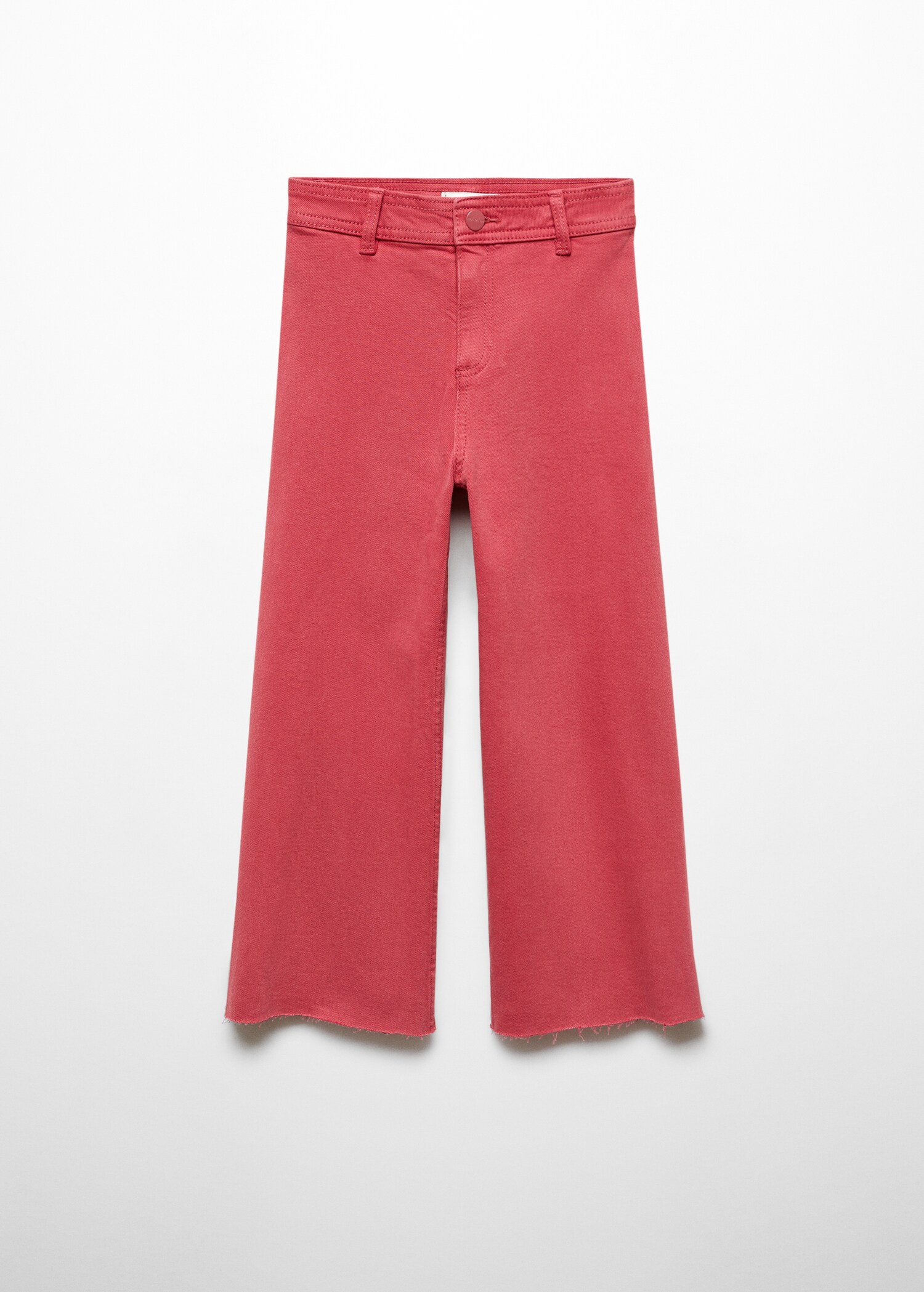 Frayed hem culotte jeans - Article without model