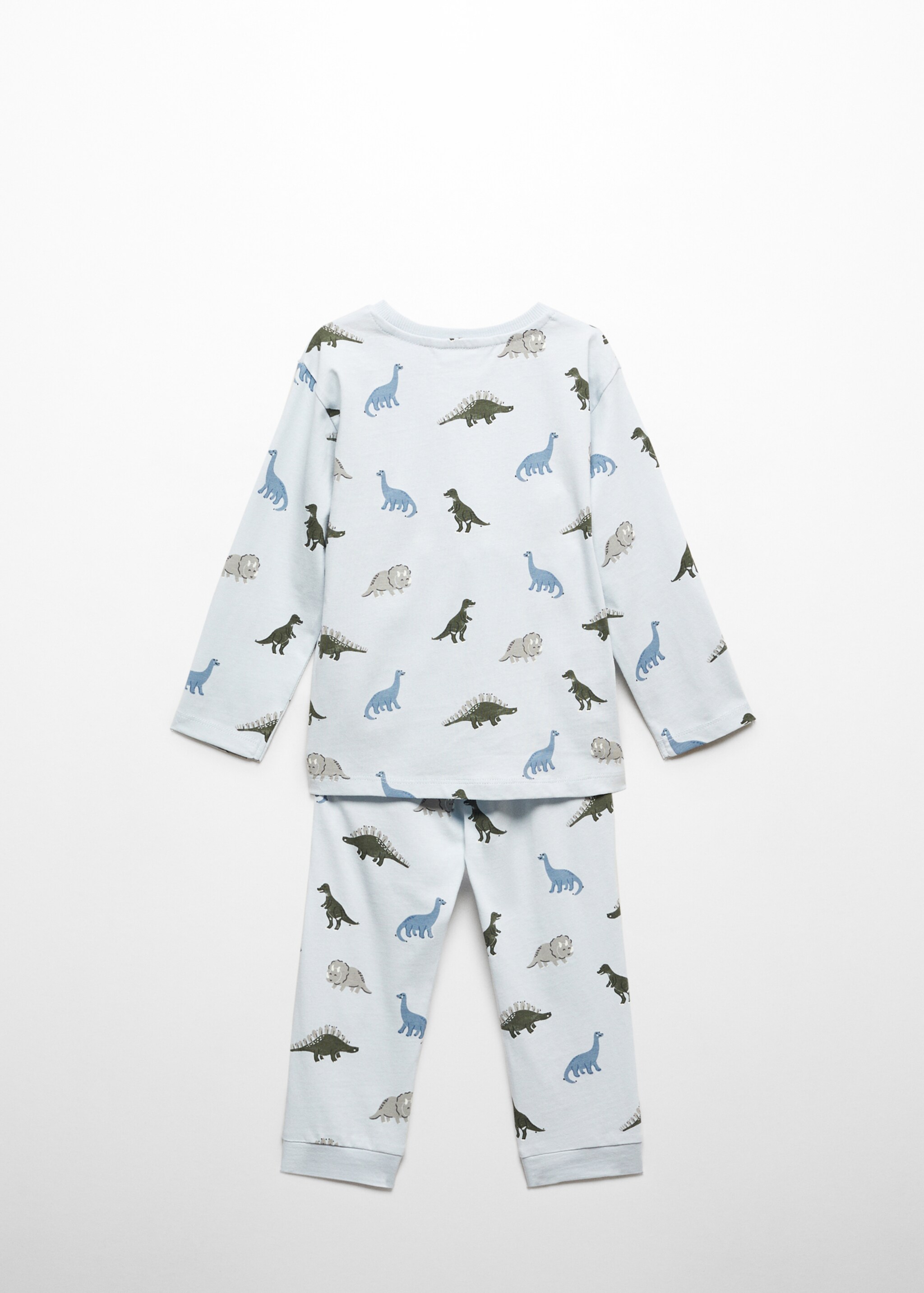 Printed long pyjamas - Reverse of the article
