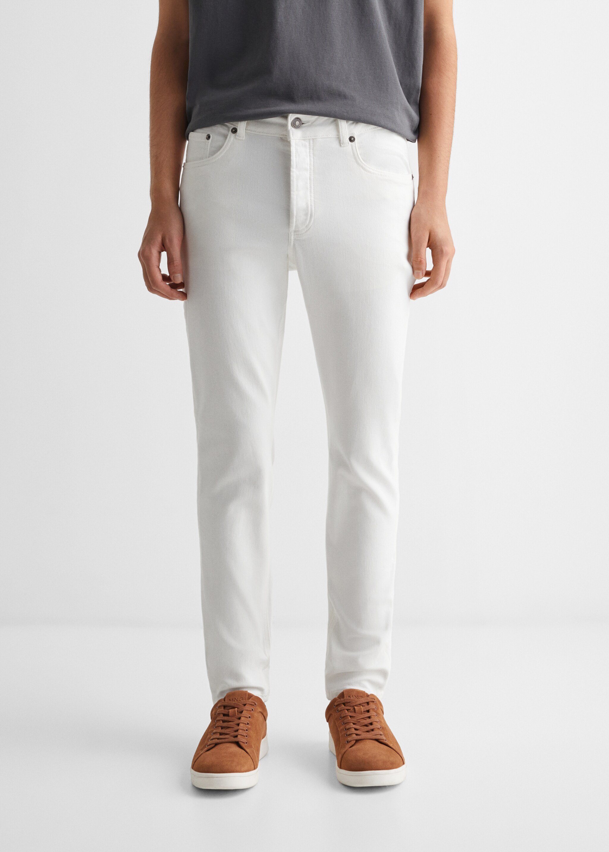 Jean slim-fit - Détail de l'article 6, Blanc. Ref: 67010680-00.
