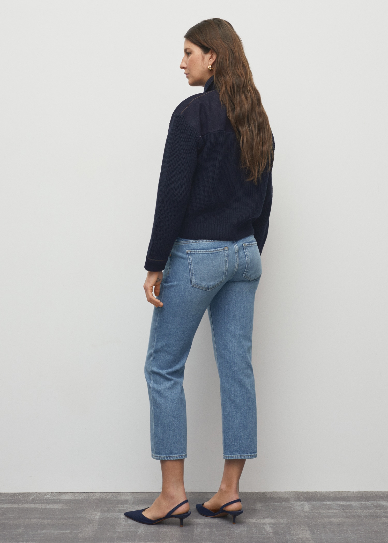 Jeans rectos premamá Mujer MANGO OUTLET
