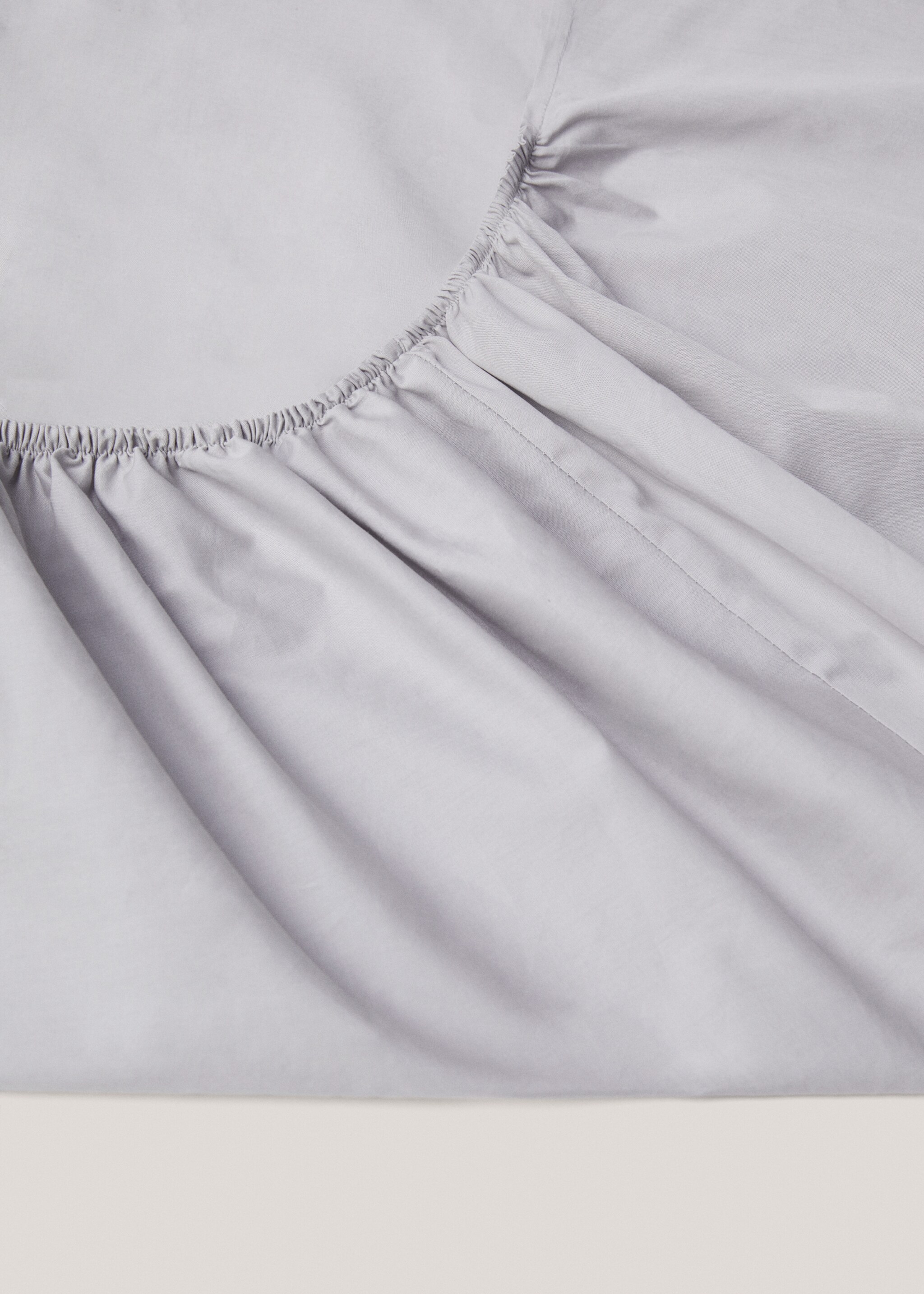 Κατωσέντονο βαμβάκι κρεβάτι 180εκ - Λεπτομέρεια του προϊόντος 1, Γκρι. Ref: 67011020-00.