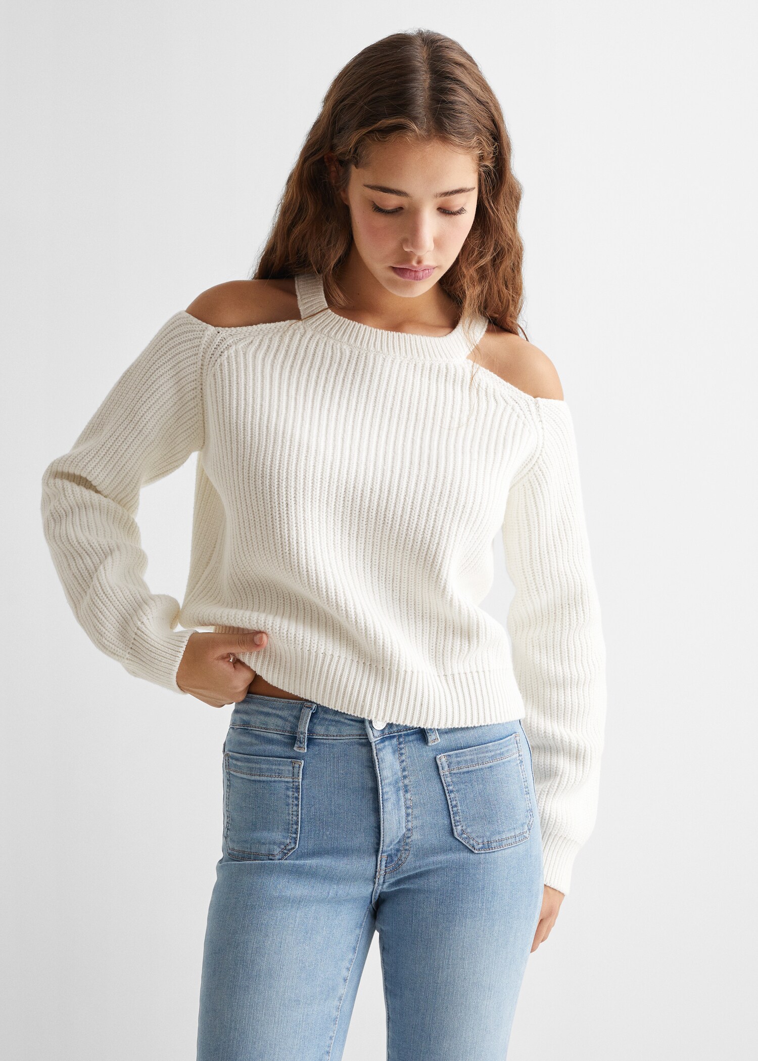 Off shoulders sweater - Medium plane