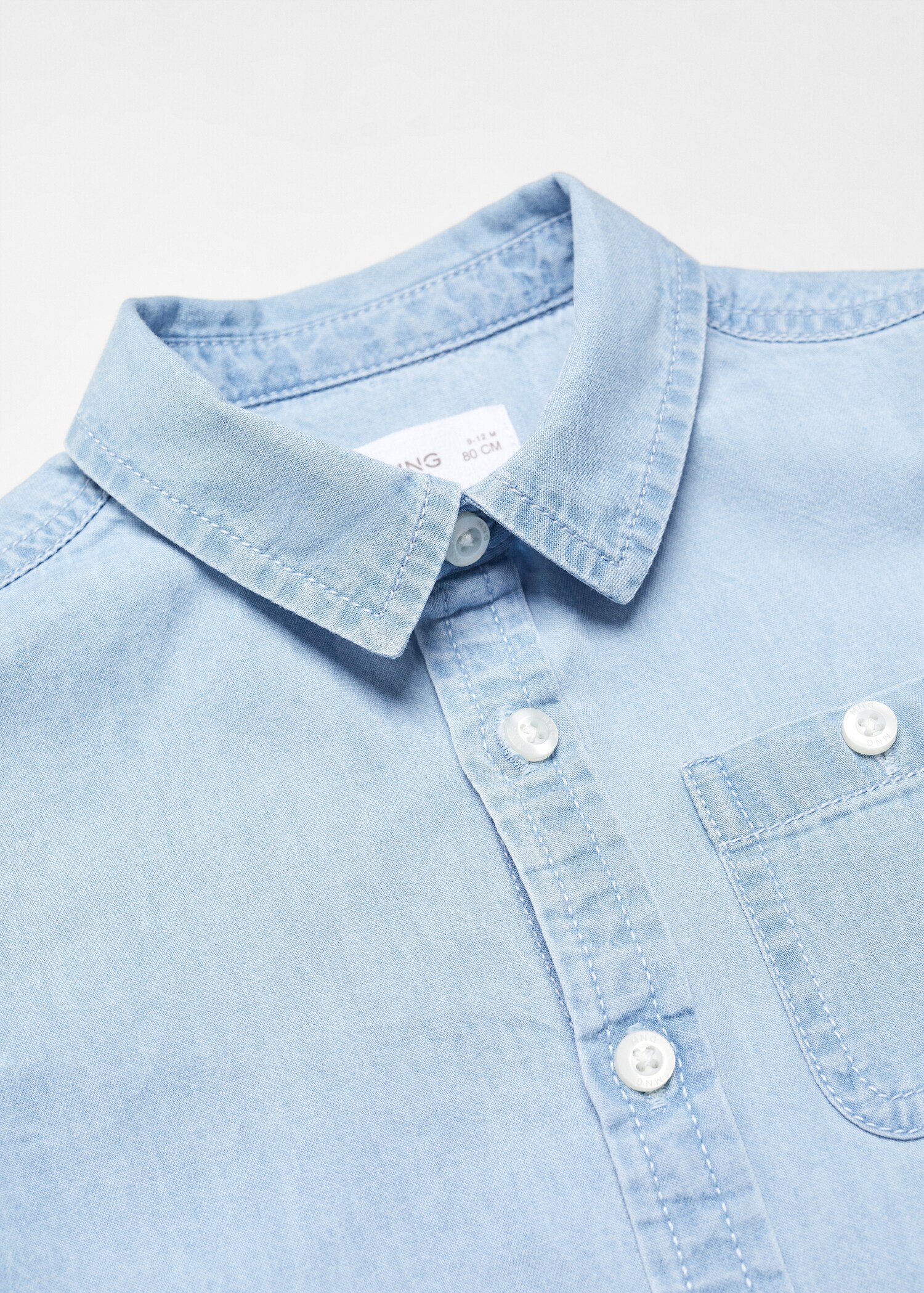 Camisa denim algodón - Detalle del artículo 8