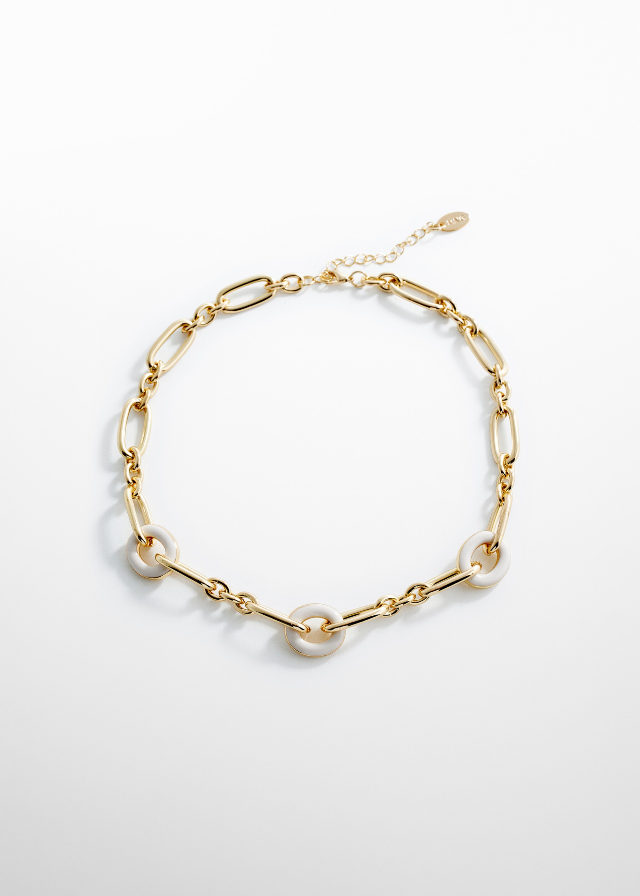 Combined hoops necklace - Article without model, Gold. Ref: 67012539-00.