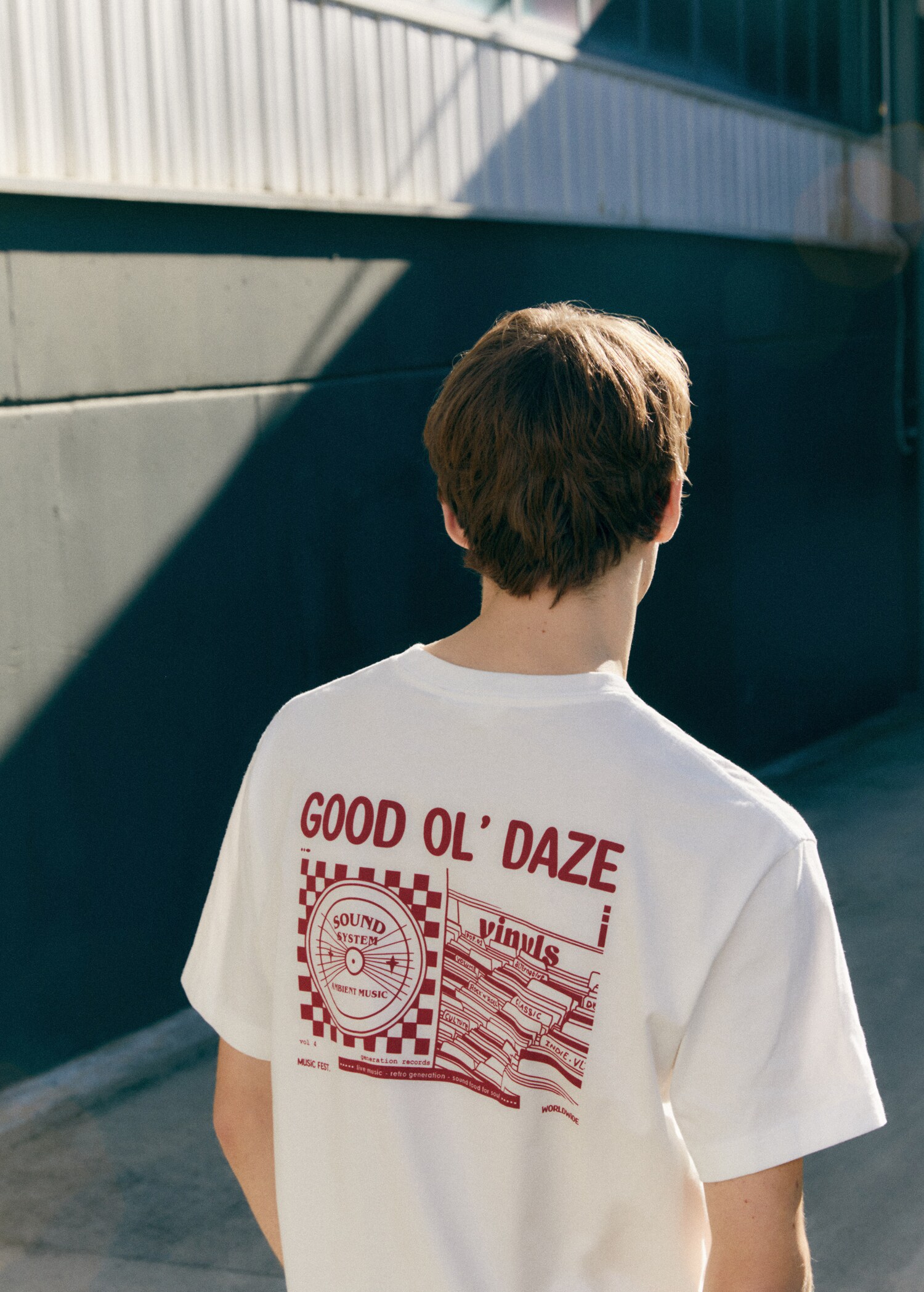 Bedrucktes Baumwoll-T-Shirt - Detail des Artikels 5