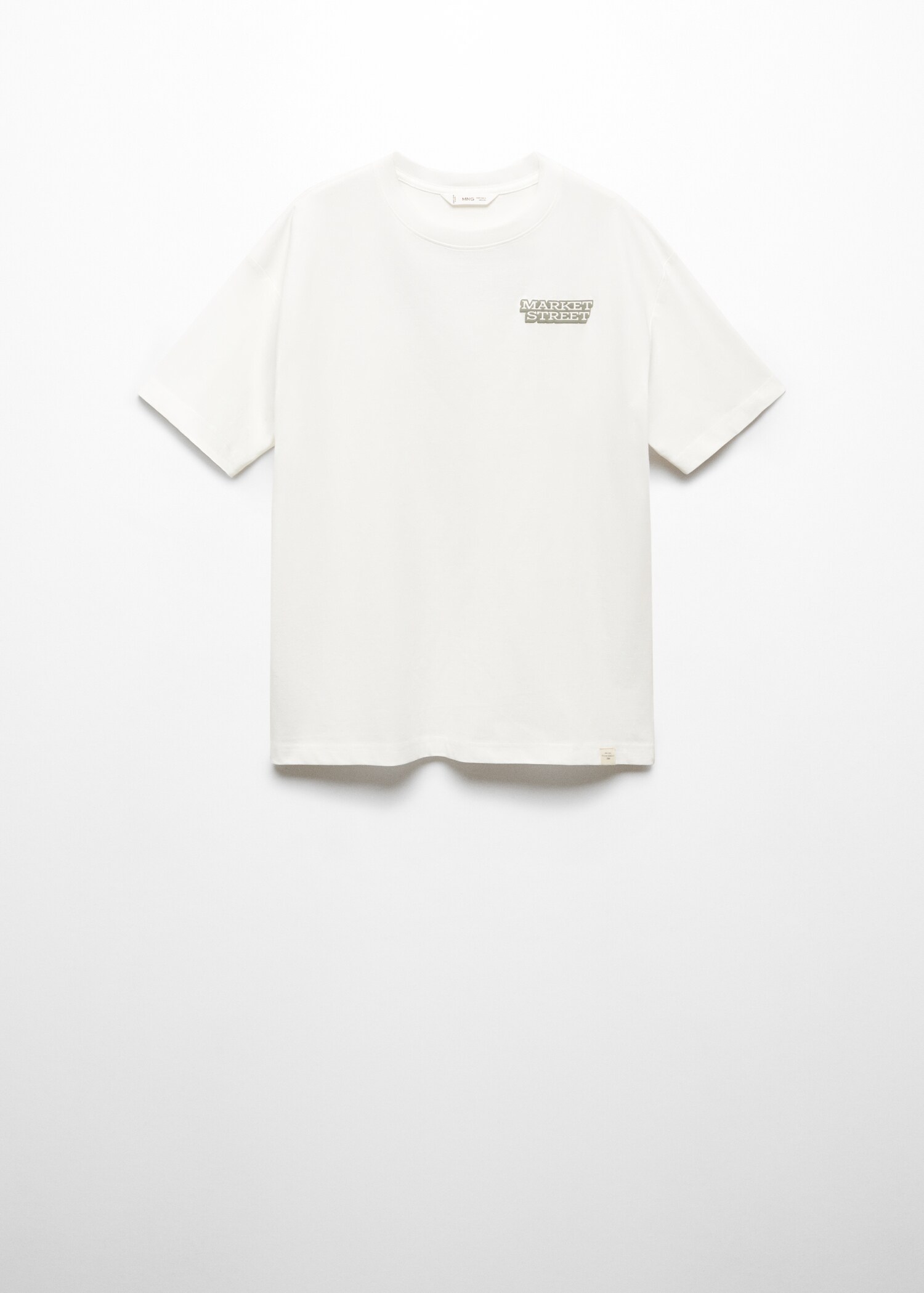 T-shirt message imprimé - Article sans modèle