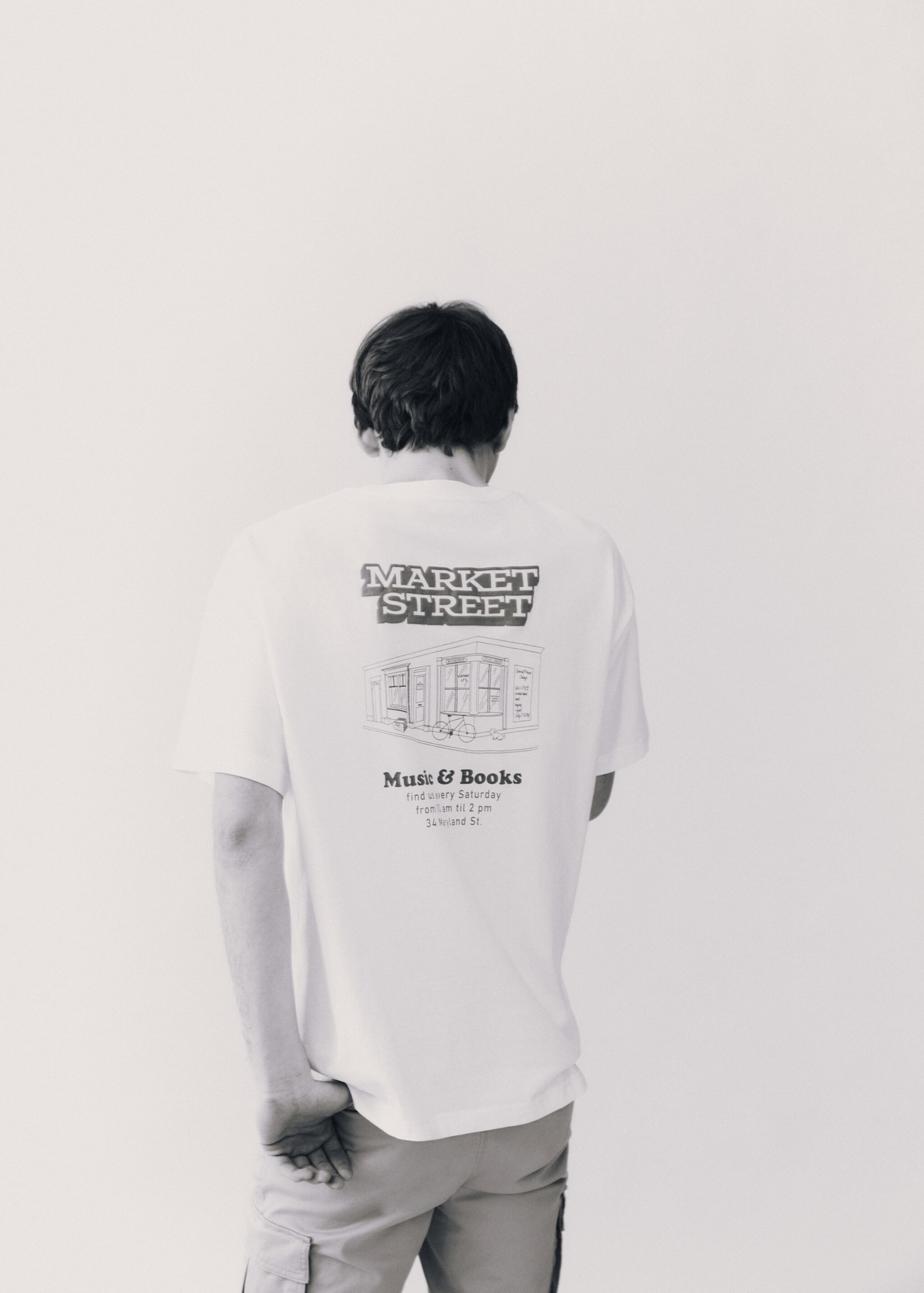 T-shirt message imprimé - Détail de l'article 5, Blanc. Ref: 67012924-00.