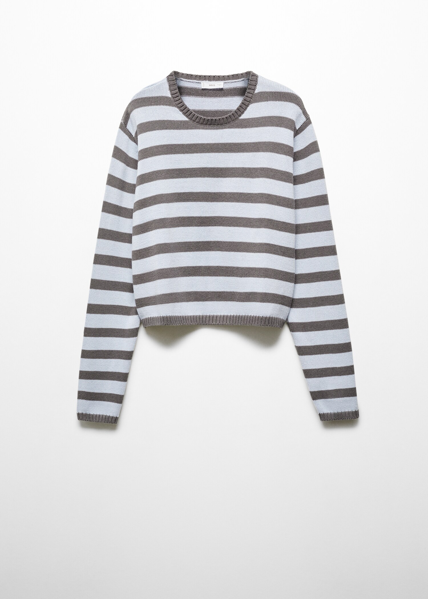Pulover din tricot cu dungi - Articol fără model