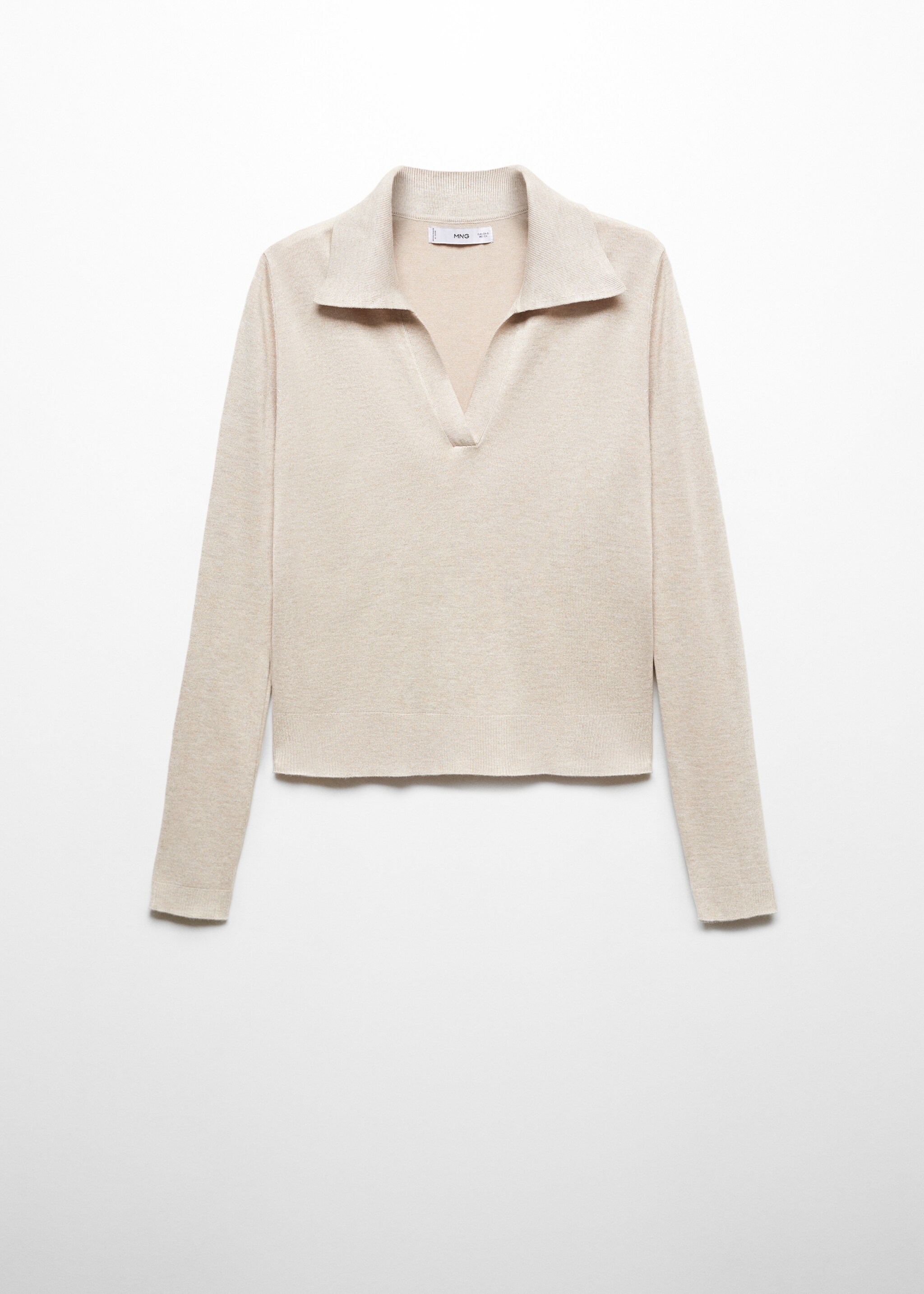 Pull-over maille col polo - Article sans modèle